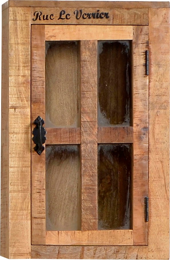 SIT Hängeschrank »Frigo«, Mangoholz im Antik-Look mit Kühlschrankgriffen, Breite  45 cm bestellen | BAUR