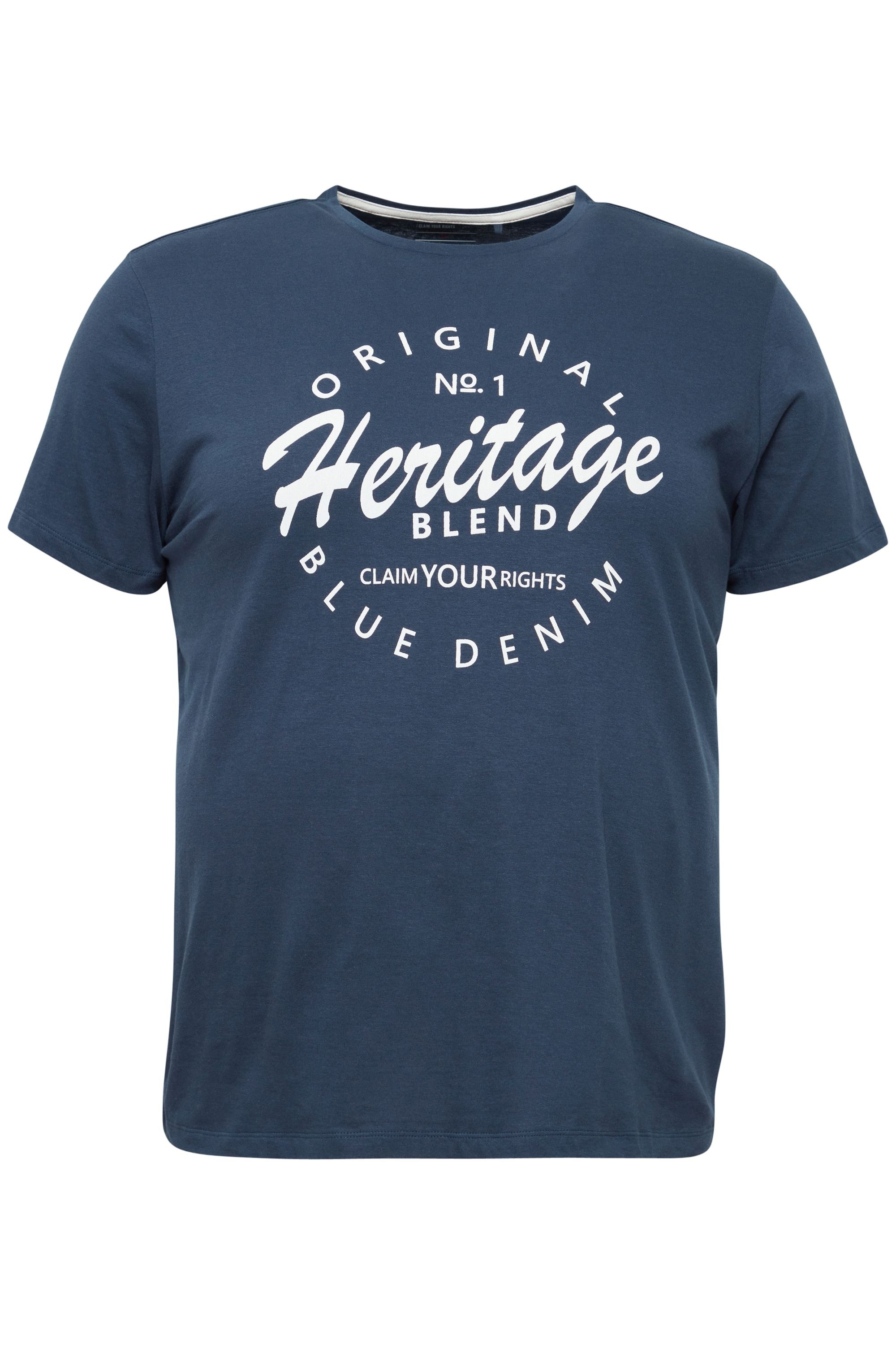 Blend T-Shirt "BHAbraham Big & Tall", Klassisches T-Shirt mit Rundhalsaussc günstig online kaufen