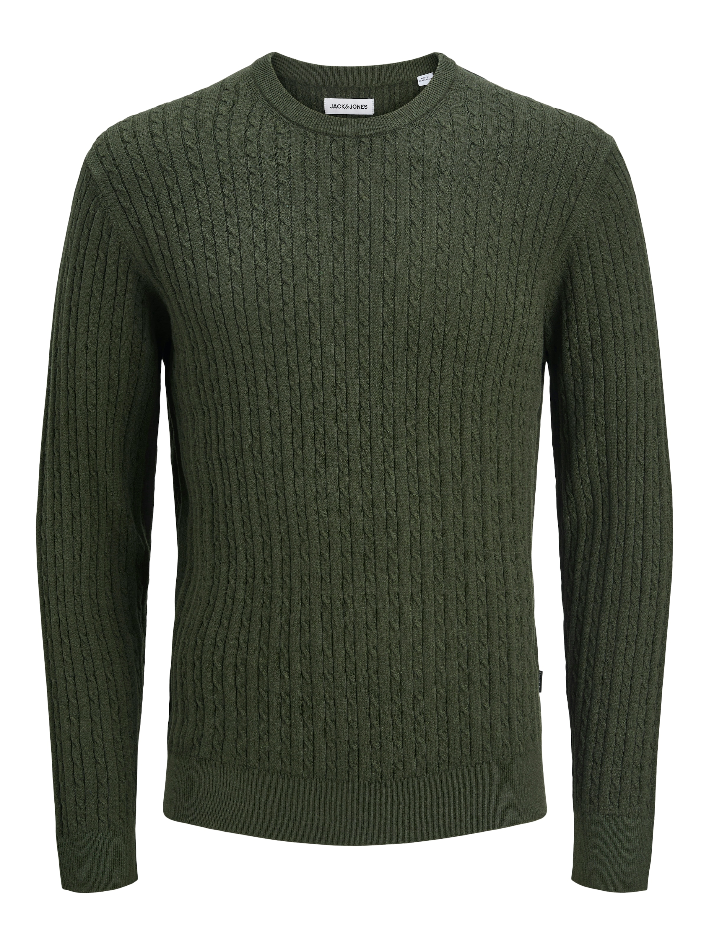 Jack & Jones Strickpullover "JJEEMIL KNIT CABLE CREW NECK NOOS" günstig online kaufen