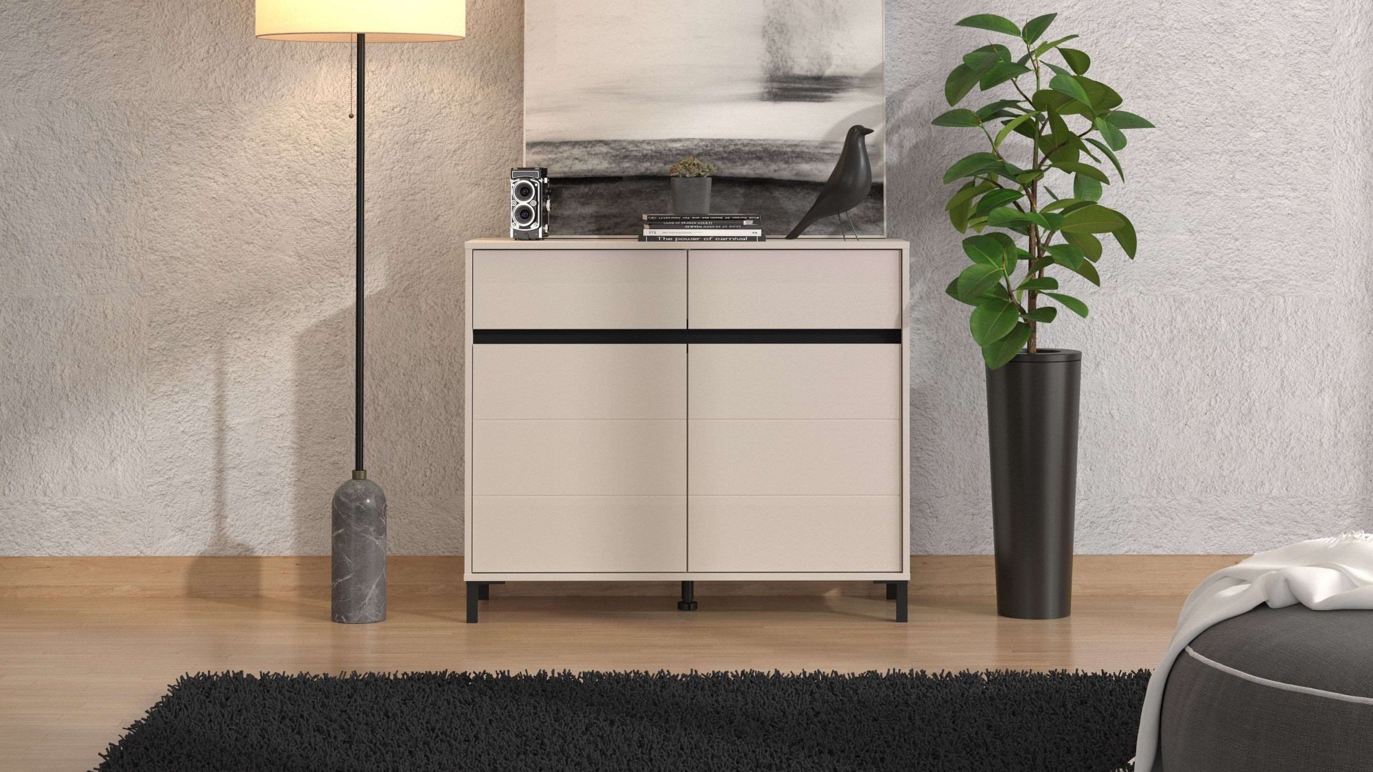INOSIGN Kommode "Marron für Wohnzimmer, Flur, Schlafzimmer", Breite 106 cm, günstig online kaufen