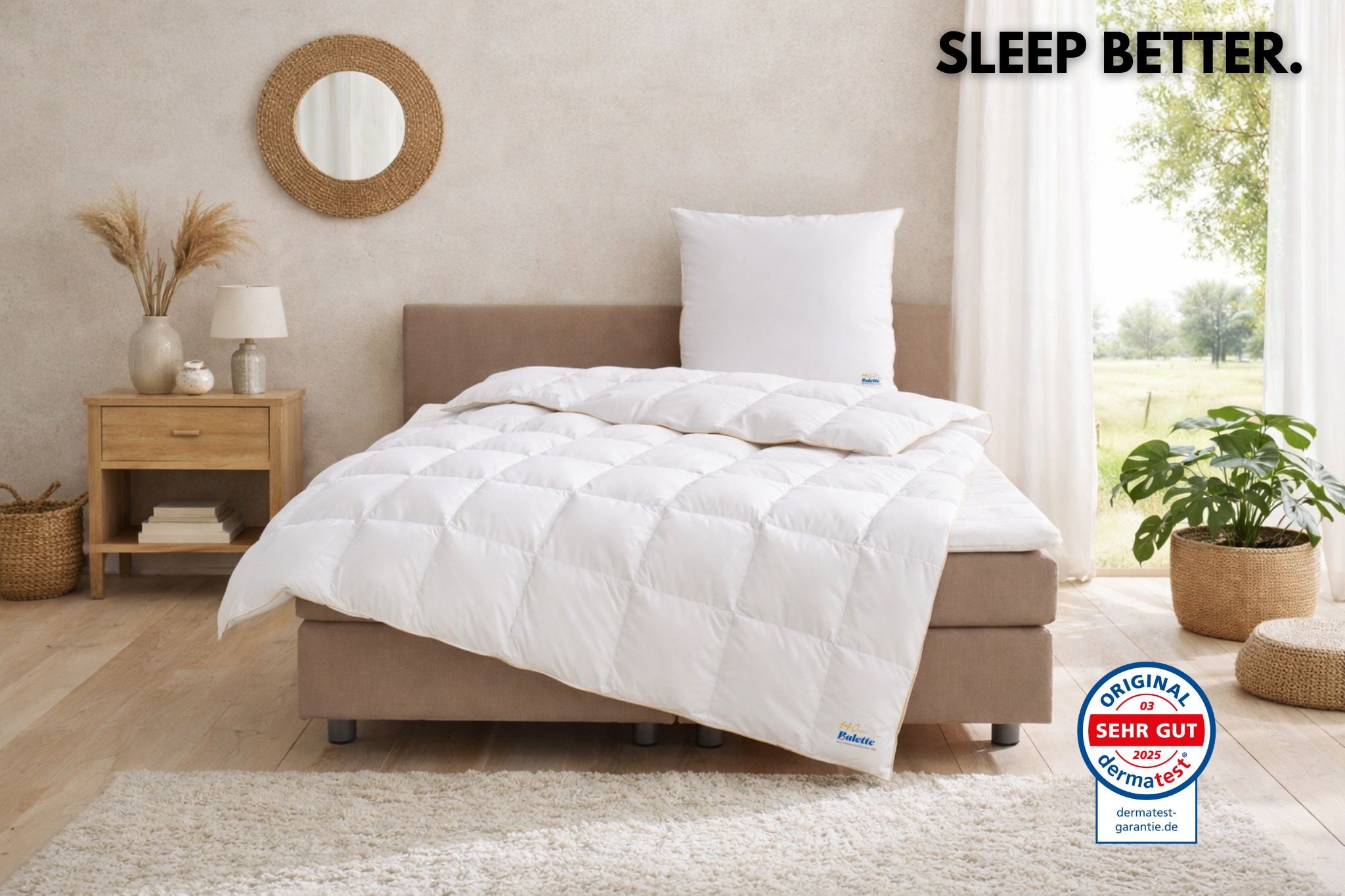 Balette Daunenbettdecke "Edition 140 Jahre, Bettdecken für Sommer & Winter, günstig online kaufen