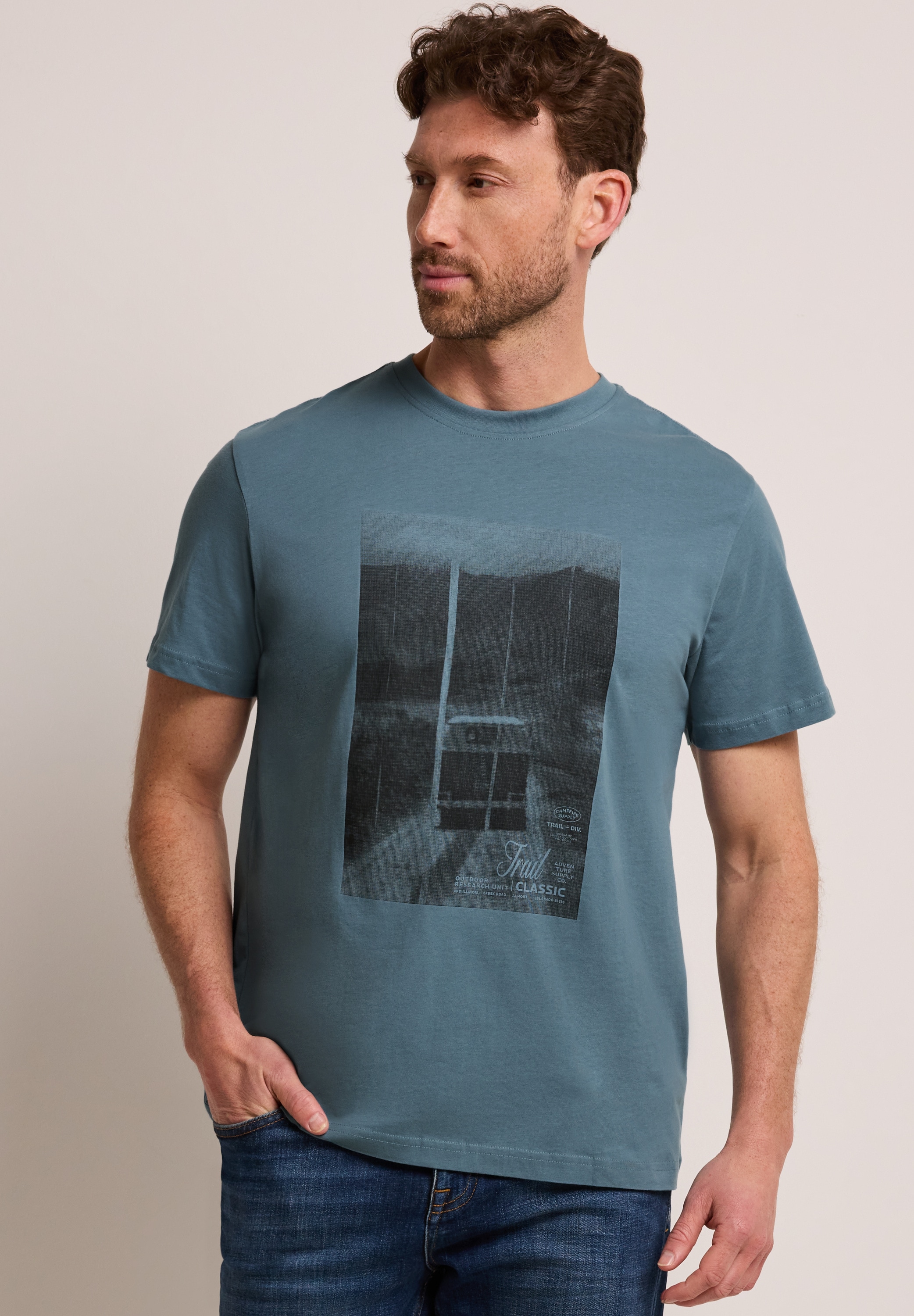 STREET ONE MEN aus reiner Baumwolle