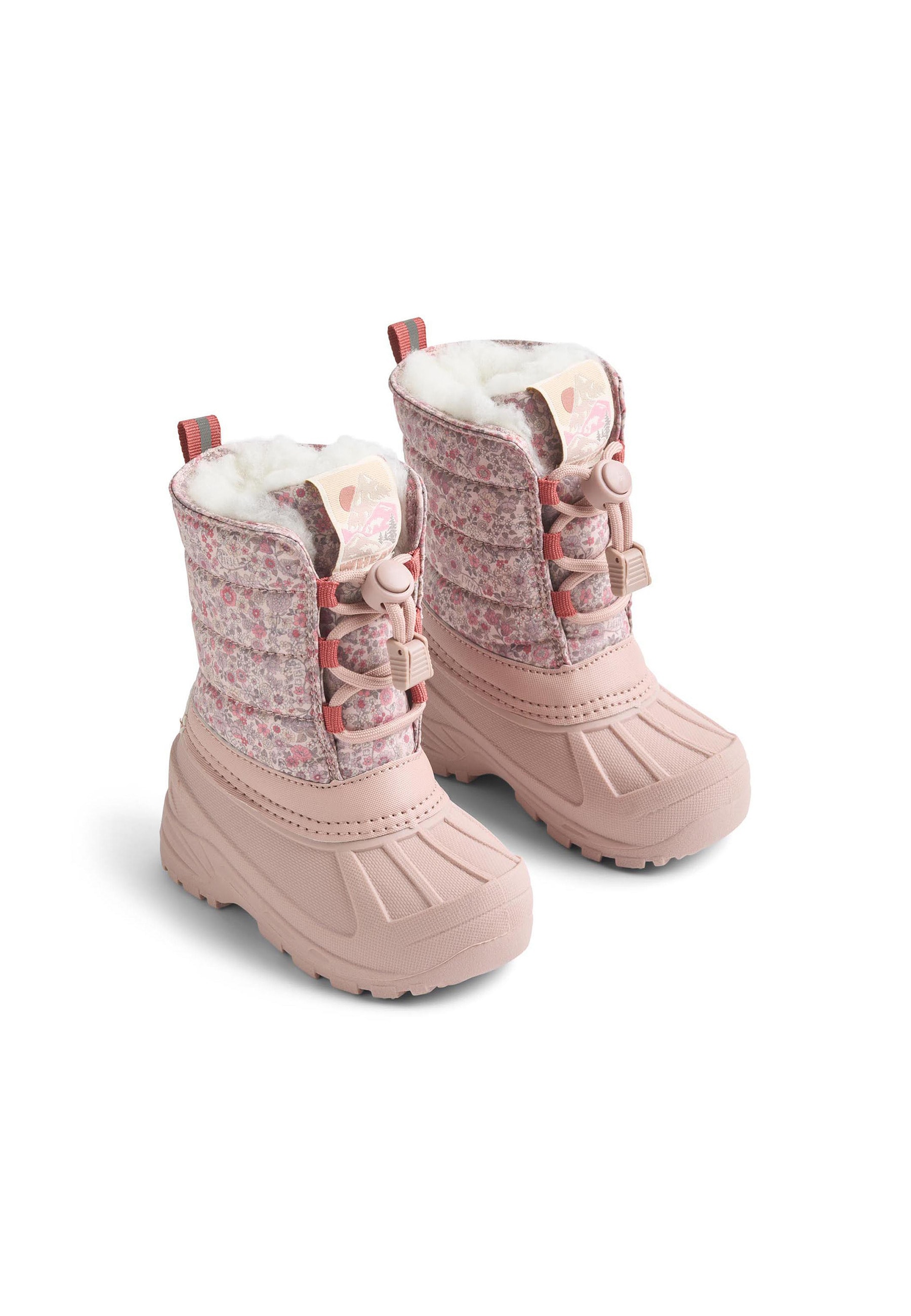Stiefel WHEAT "WHEAT Winterboot Aleex", Mädchen, Gr. 32, rose powder flowers, Schuhe Stiefel