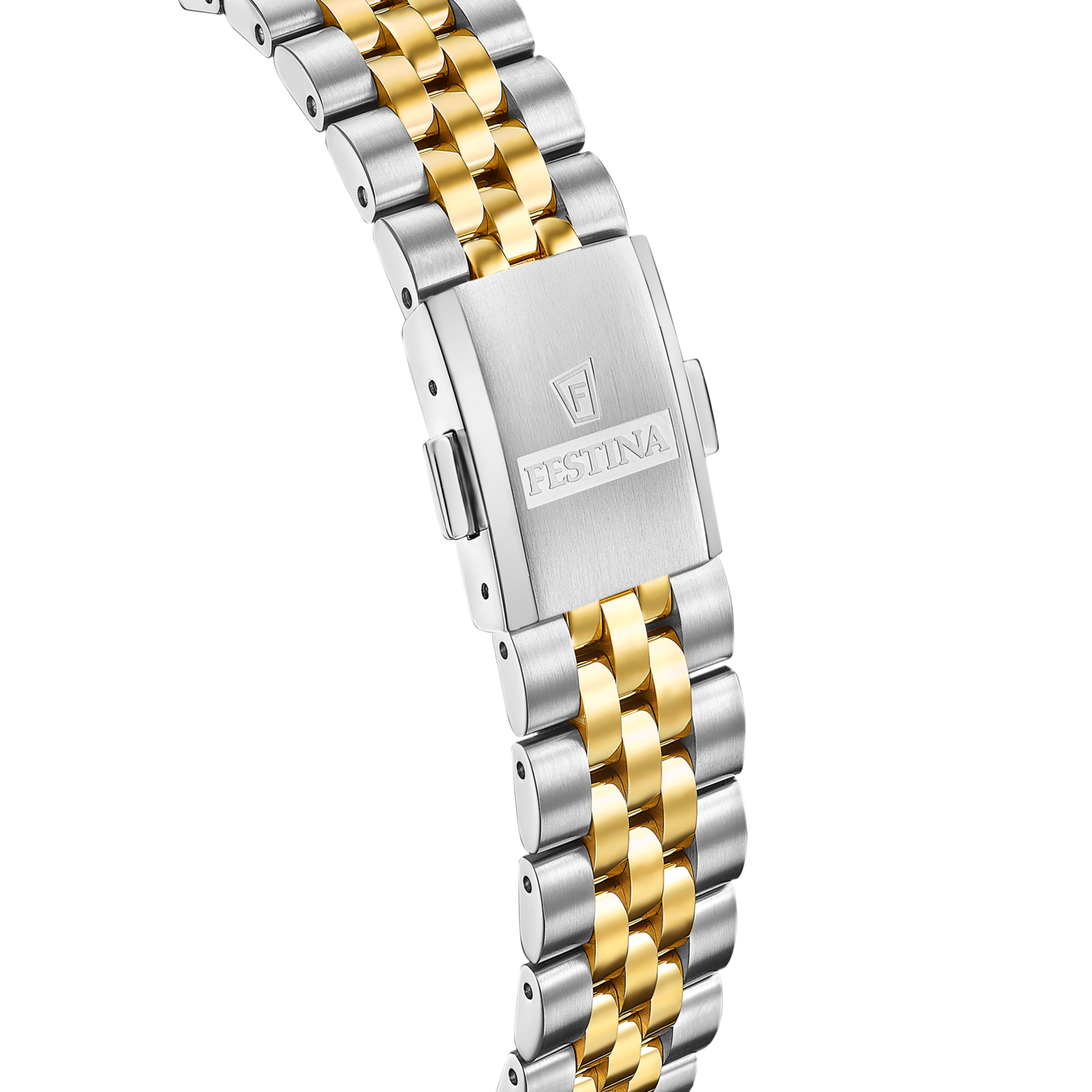 Festina Quarzuhr »Classic Steel« Armbanduhr, Damenuhr, Swiss Made, Edelstahlarmband, analog, Tag