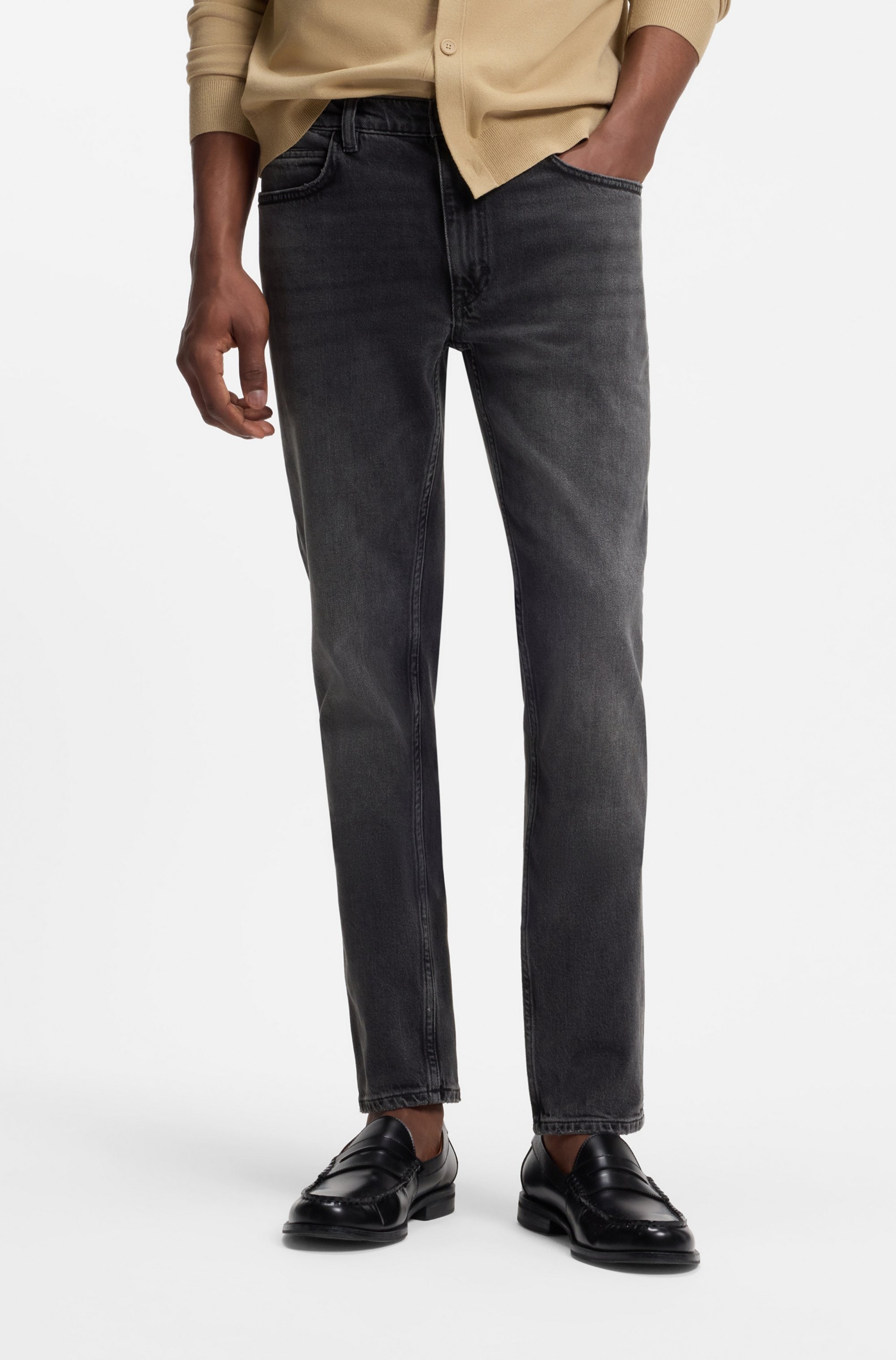 HUGO "HUGO 734" aus Stretch-Denim, extra schmal