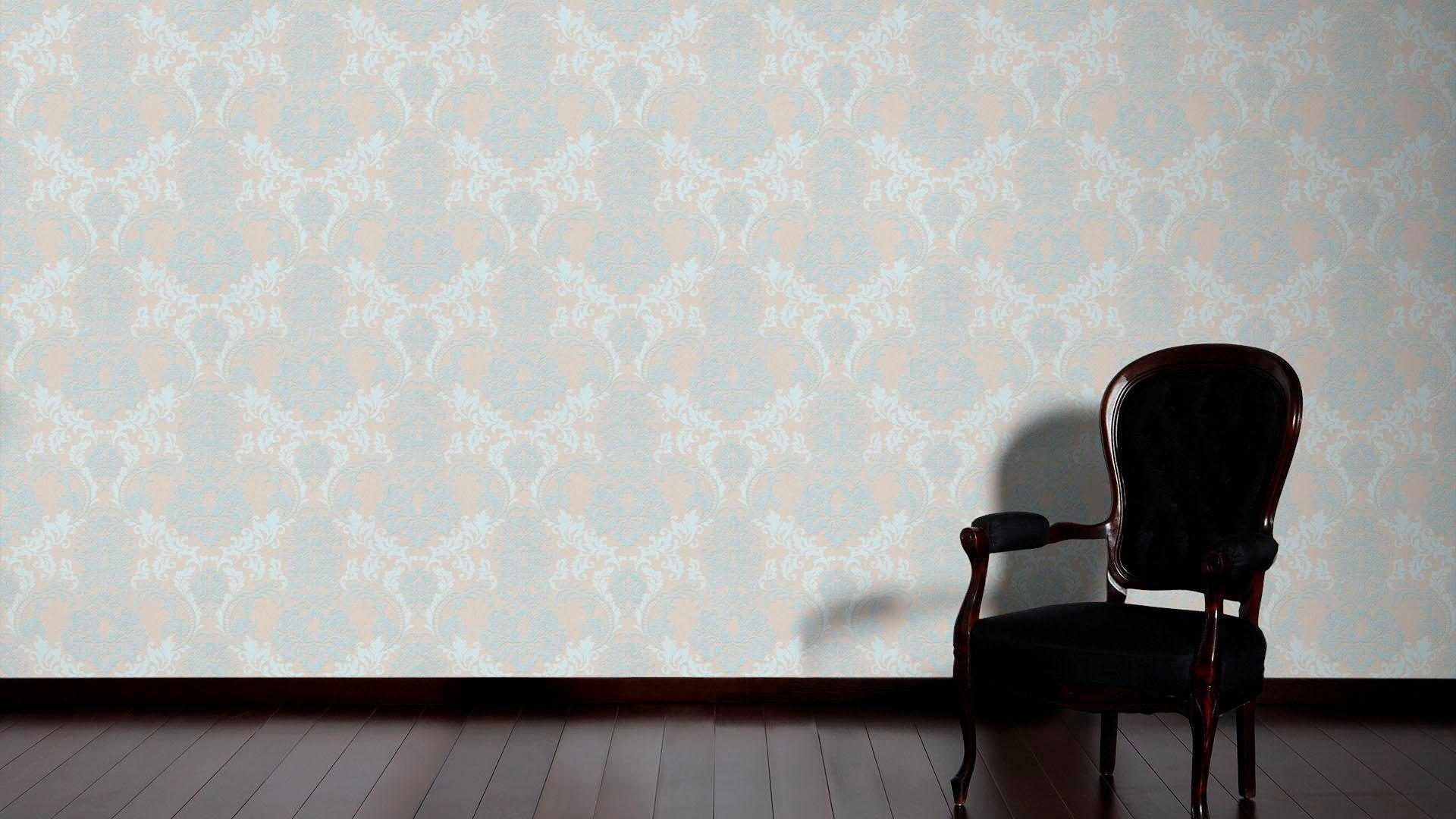 living walls Vliestapete »Neue Bude 2.0«, Barock-ornamental-gemustert, Ornament Tapete Barock Tapeten Wohnzimmer Schlafzimmer Küche Flur Büro