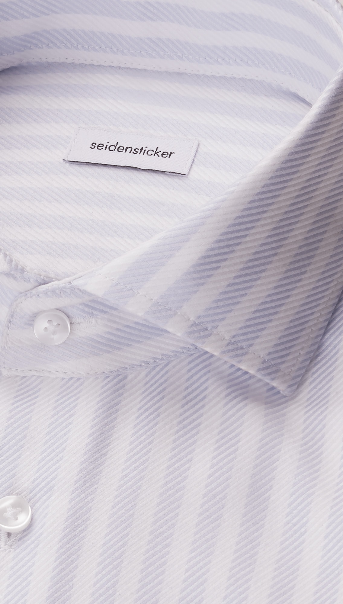 seidensticker Businesshemd »Schwarze Rose«, Regular 1/1 Kentkragen Gestreift