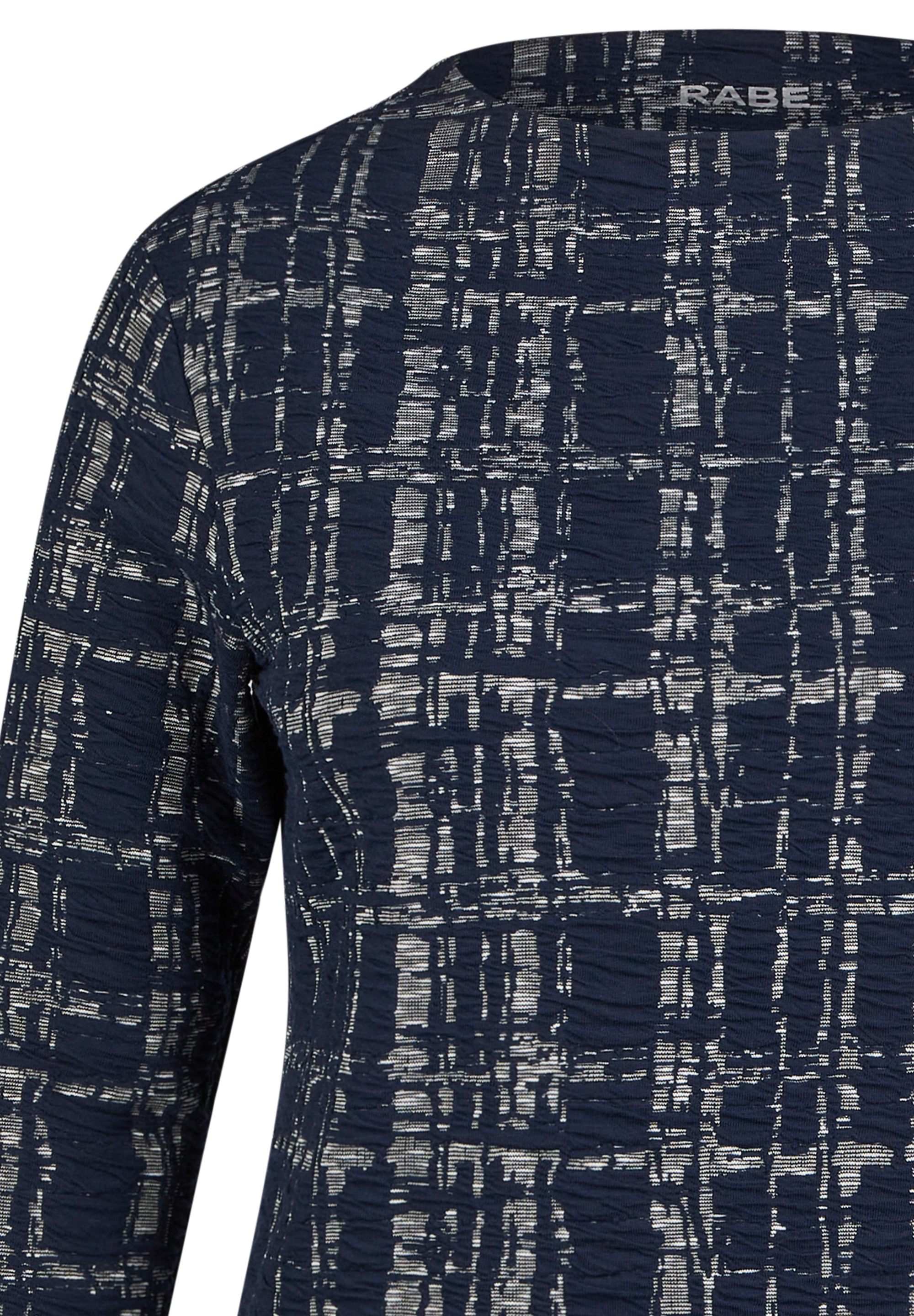 Rabe 3/4-Arm-Shirt, mit grafischem Muster