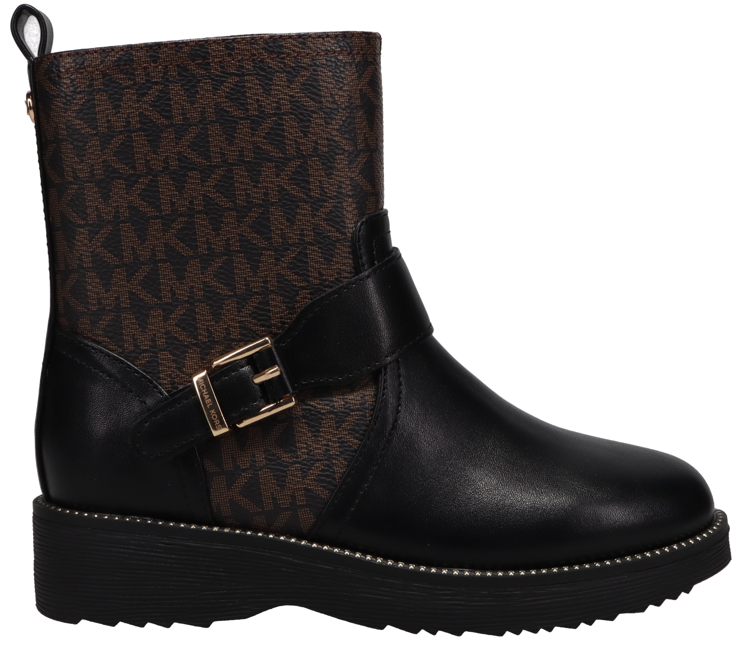 MICHAEL KORS KIDS Bikerboots "HASKELL MOTO", Chelseaboots, Stiefelette, Chunky Boots mit Zierschnalle