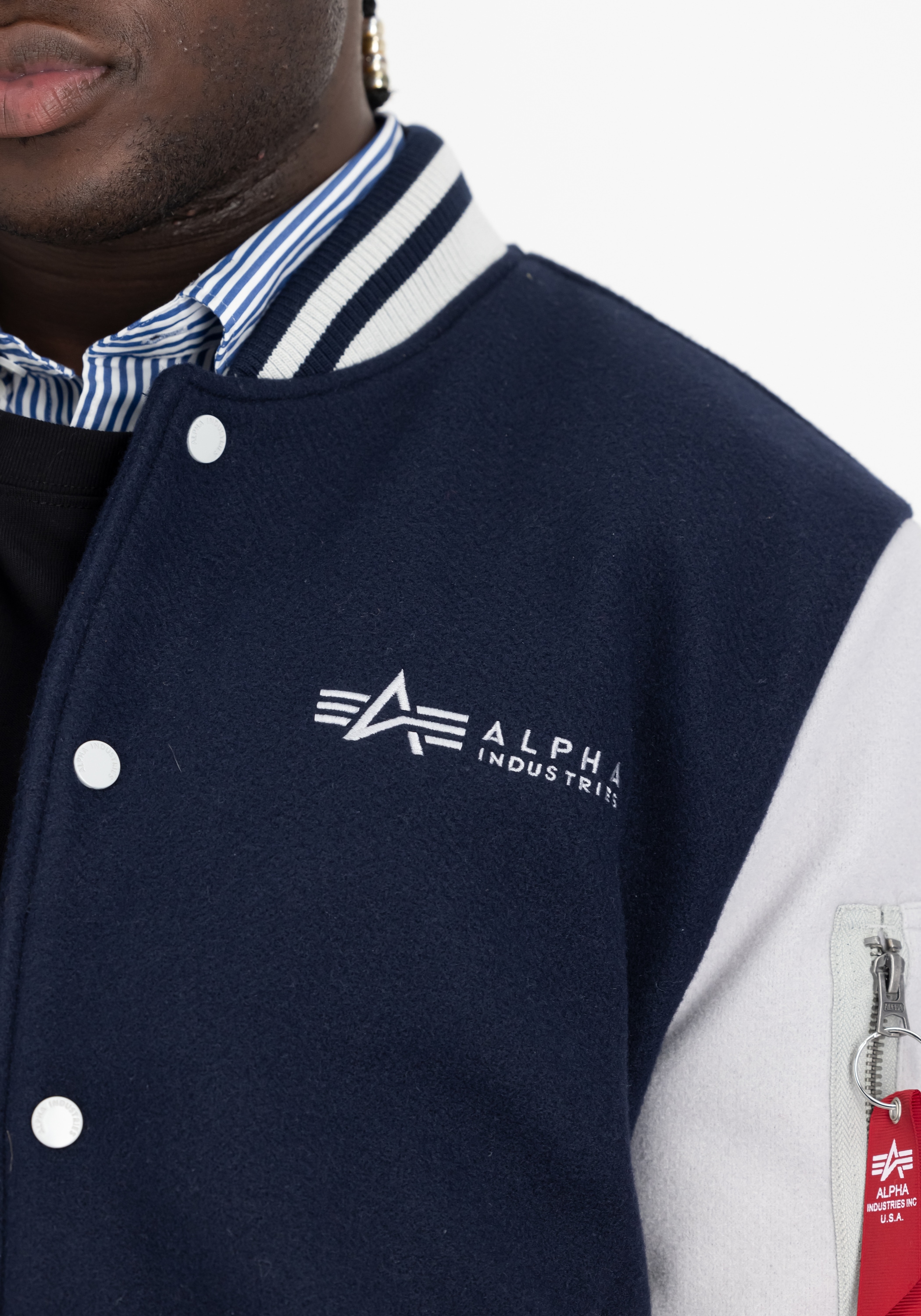 Alpha Industries Bomberjacke »Alpha Industries Men - Bomber Jackets Varsity Air Force Jacket«