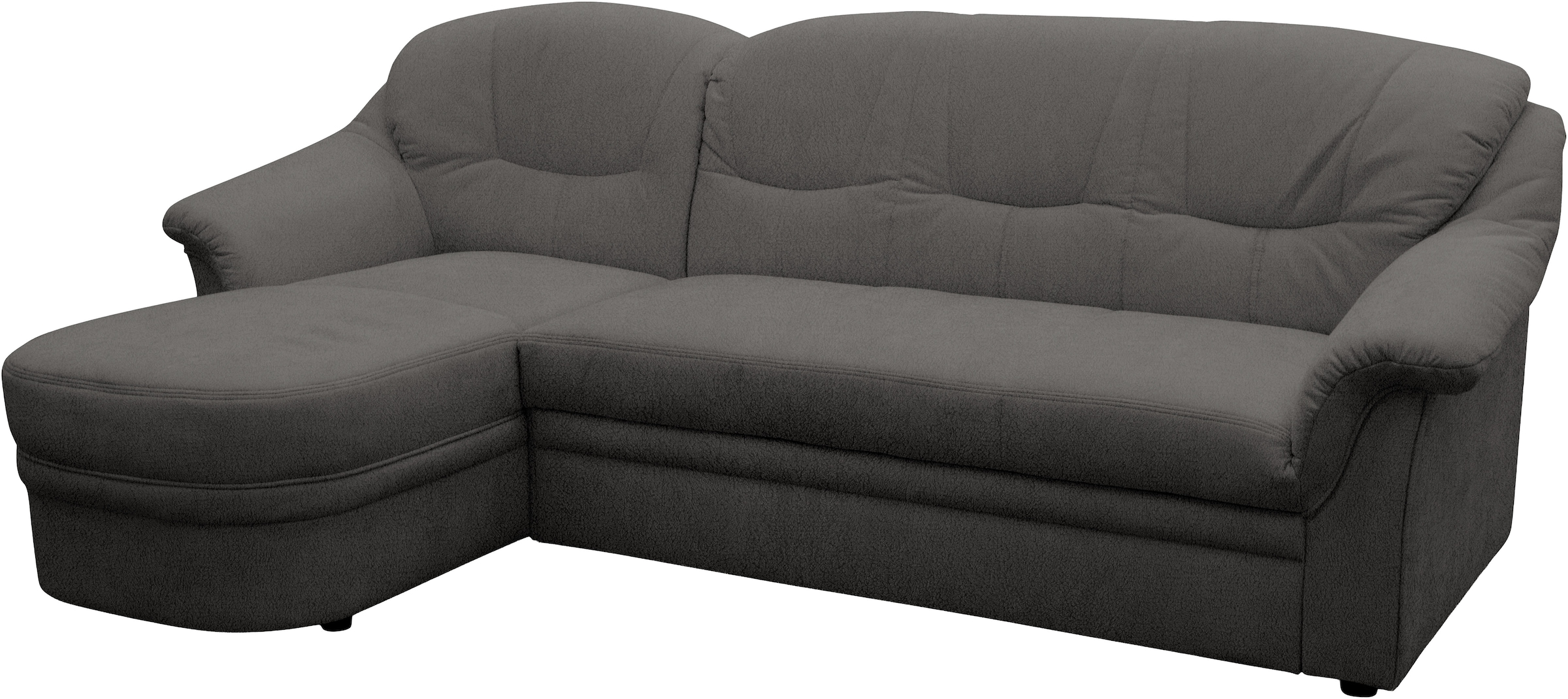 OTTO home Ecksofa »Nyborg 234 x 142 cm, stabil, komfortabel, formschön mit Steppungen« L-Form, aus pflegeleichtem, weichen Microfaser Bezug