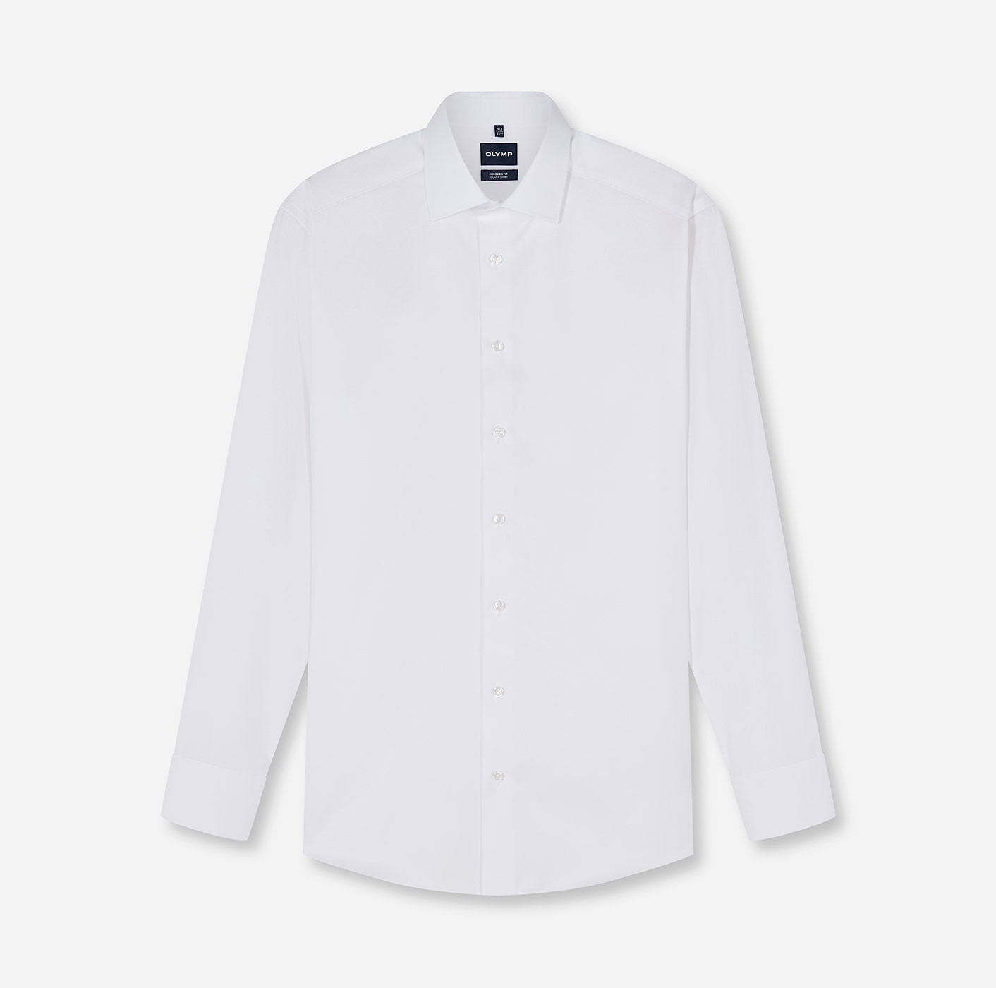 OLYMP Langarmhemd "Luxor Covershirt" höchste Blickdichte, bügelfrei, Businesshemd, Modern fit