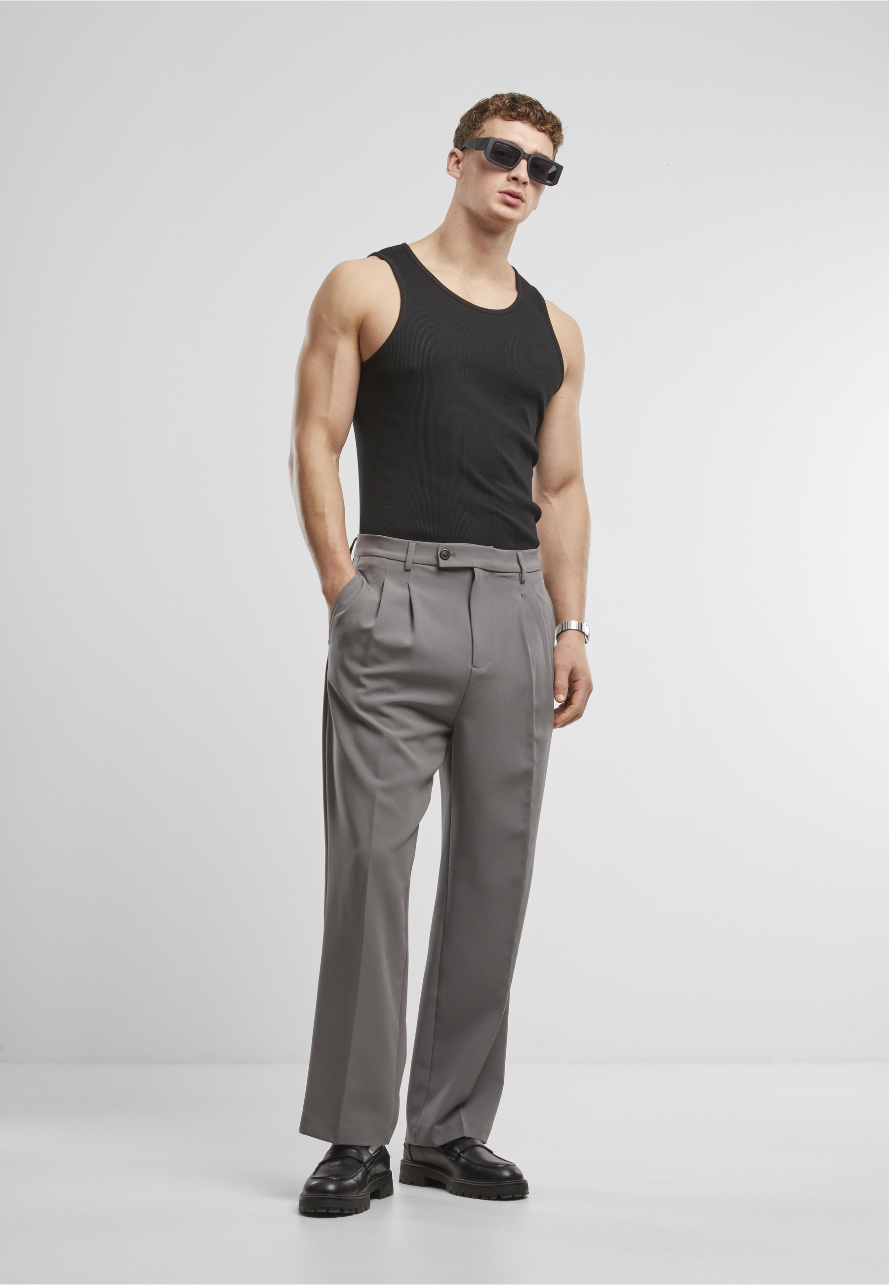 URBAN CLASSICS Tanktop »Urban Classics Tanktop Big Rib« 1