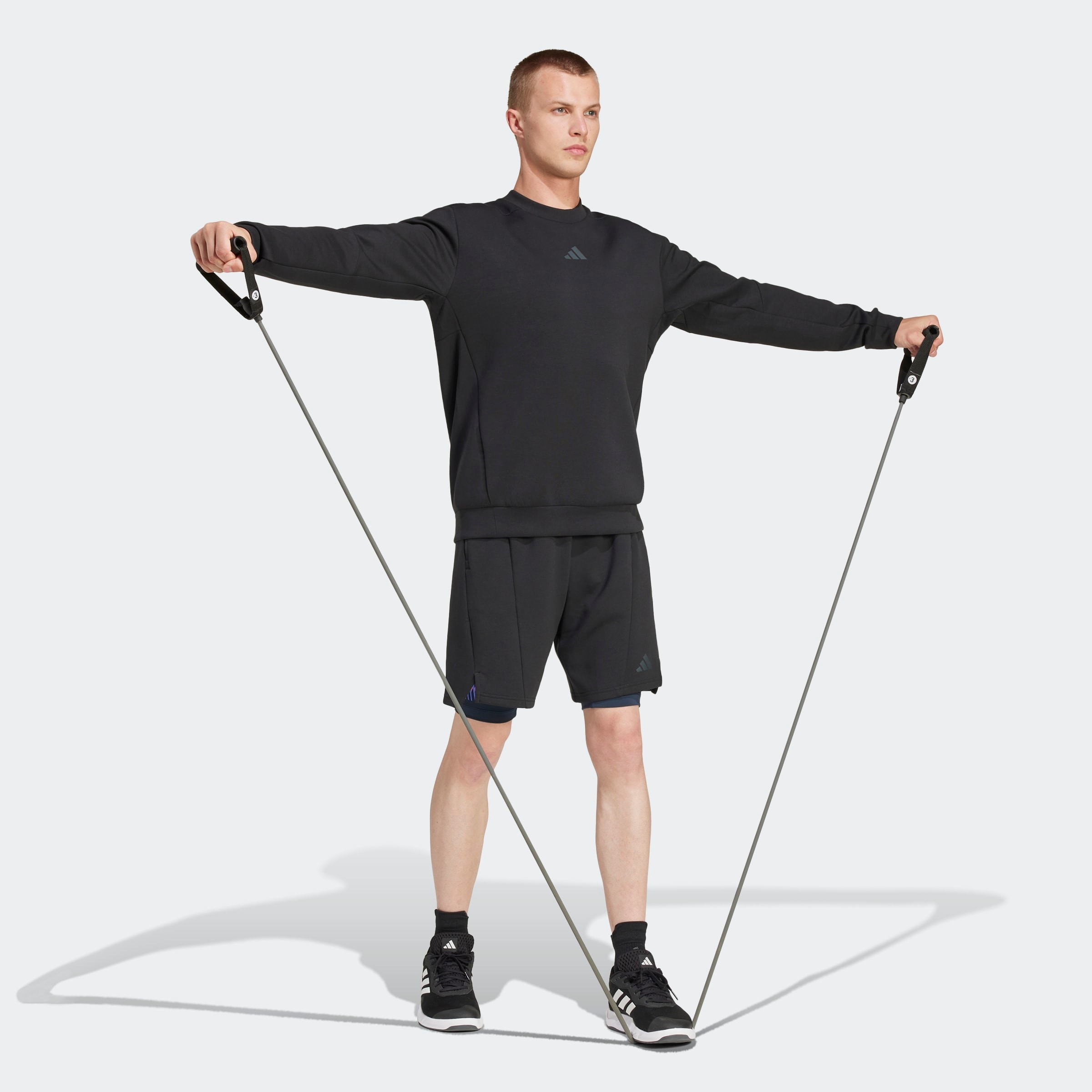 adidas Performance Shorts »DESIGNED FOR TRAINING KNIT«  für Fitness und Sportmode, mit climacool® Technologie, aus Polyester