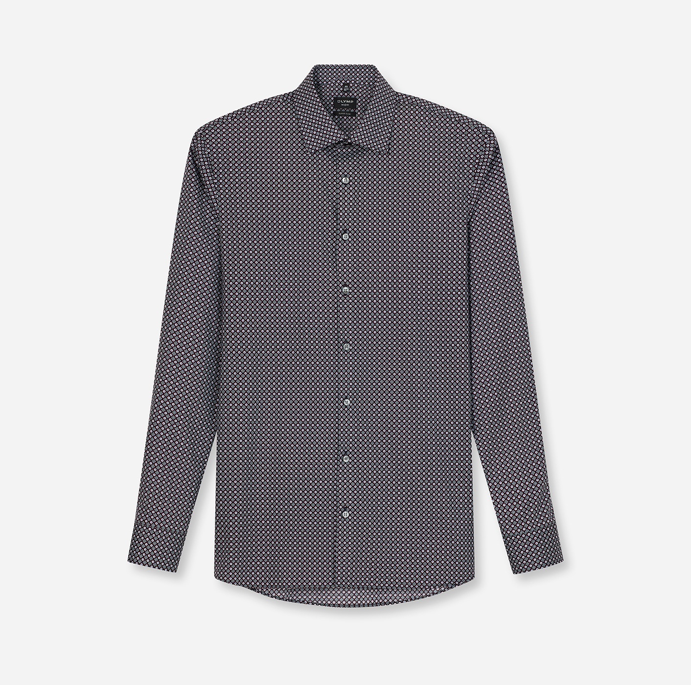 OLYMP Langarmhemd "No 6 six", super slim, gemustert, Businesshemd, Modern K günstig online kaufen