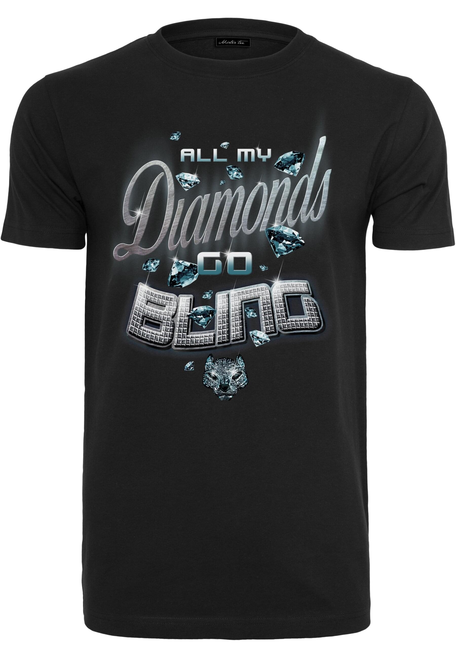 MisterTee T-Shirt »MisterTee Herren Diamonds Go Bling Tee«