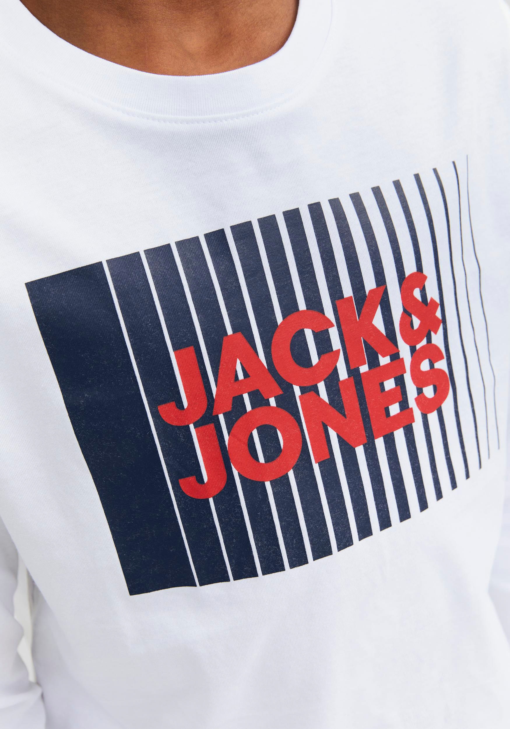 Jack & Jones Junior Langarmshirt »JJECORP LOGO TEE PLAY LS O-NECK NOOS JNR«