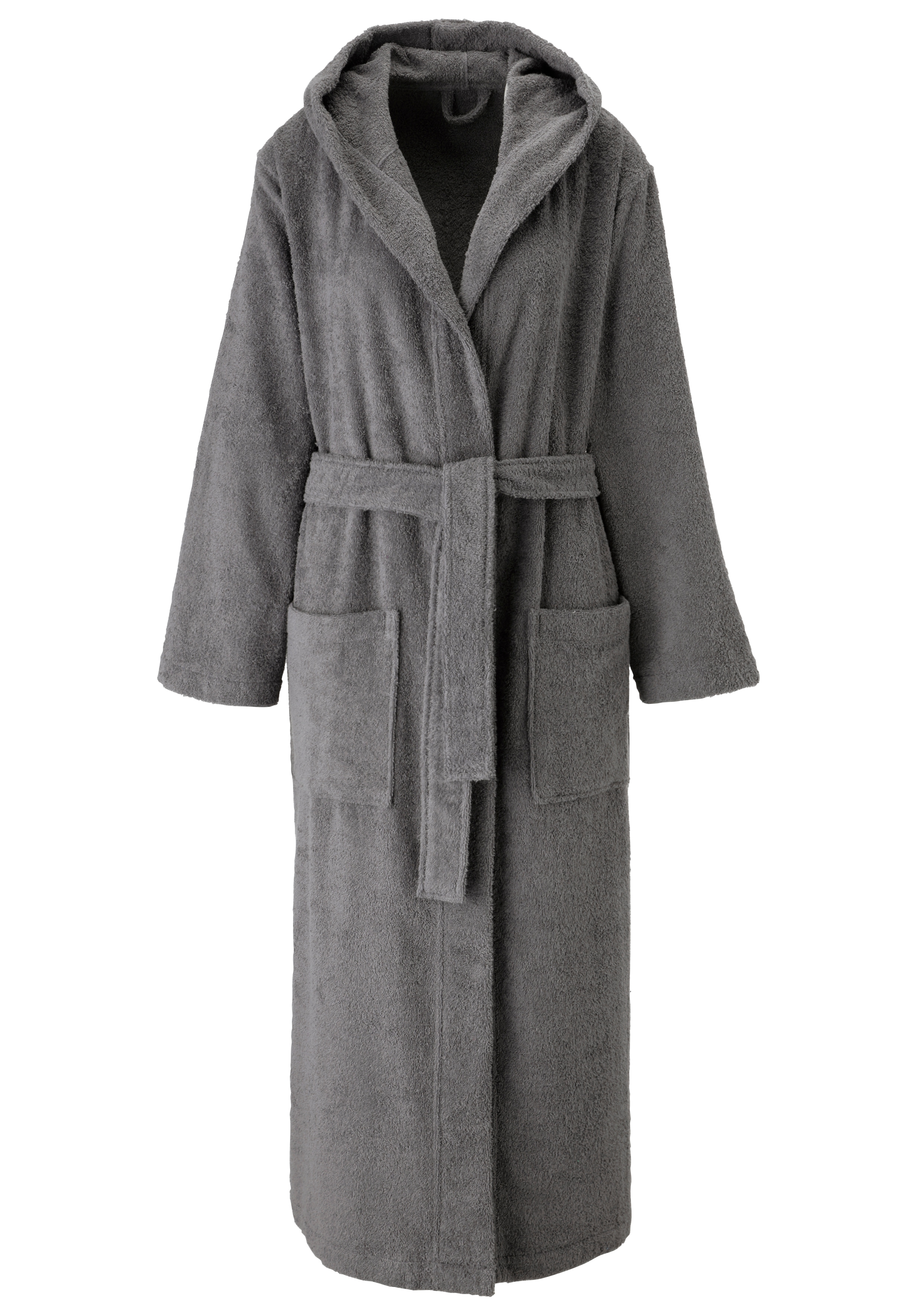 Bruno Banani Unisex-Bademantel "Robby, ideal für Sauna & Spa, Standard, Premium und Überlänge" 1 Stk. Damen & Herren Bademäntel, Baumwolle, mit Taschen, Sauna, XS-3XL