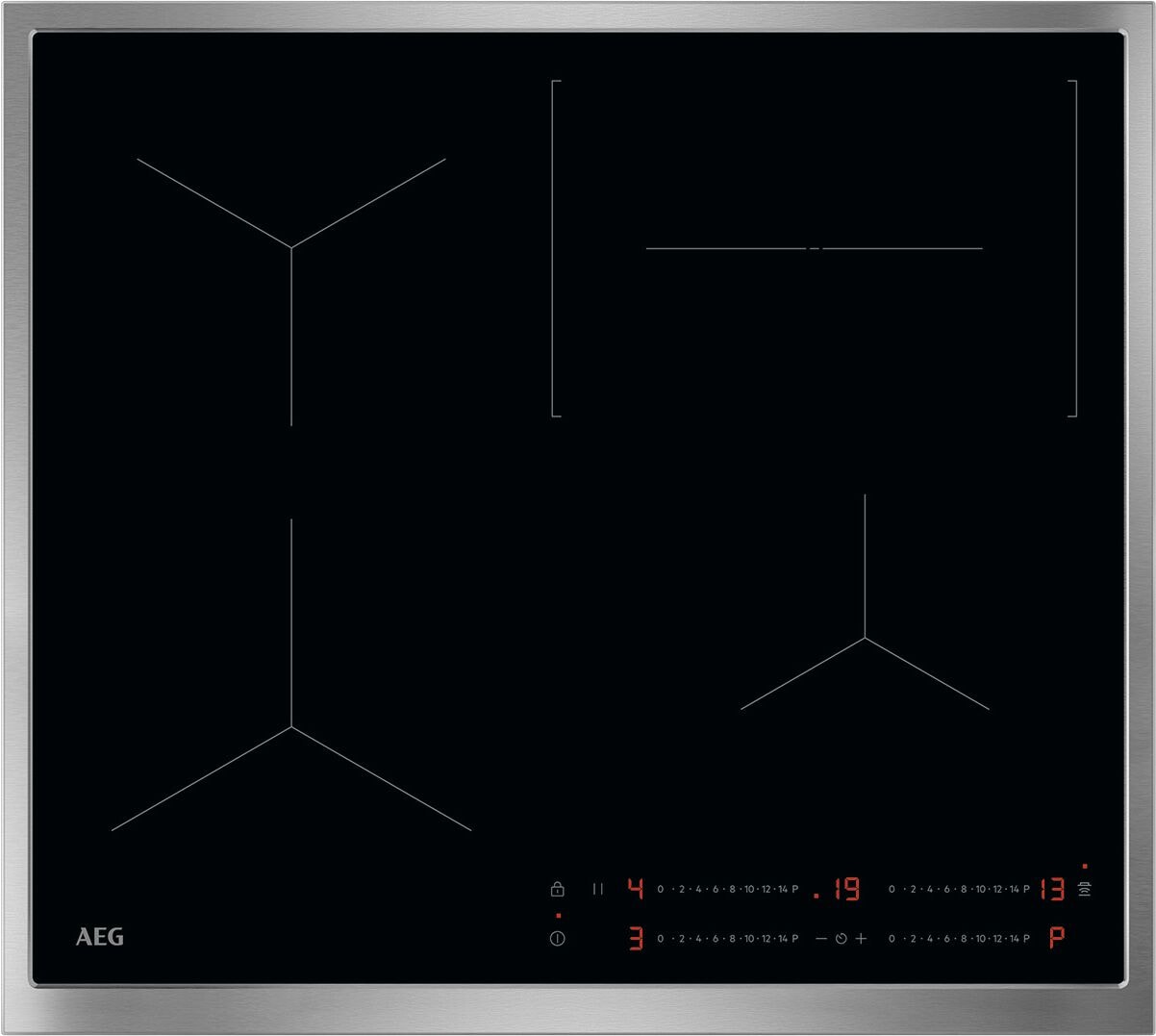 AEG Induktions-Kochfeld "TO64IC00XB" Powermode,Hob²Hood, 14 Stufen, Topferk günstig online kaufen