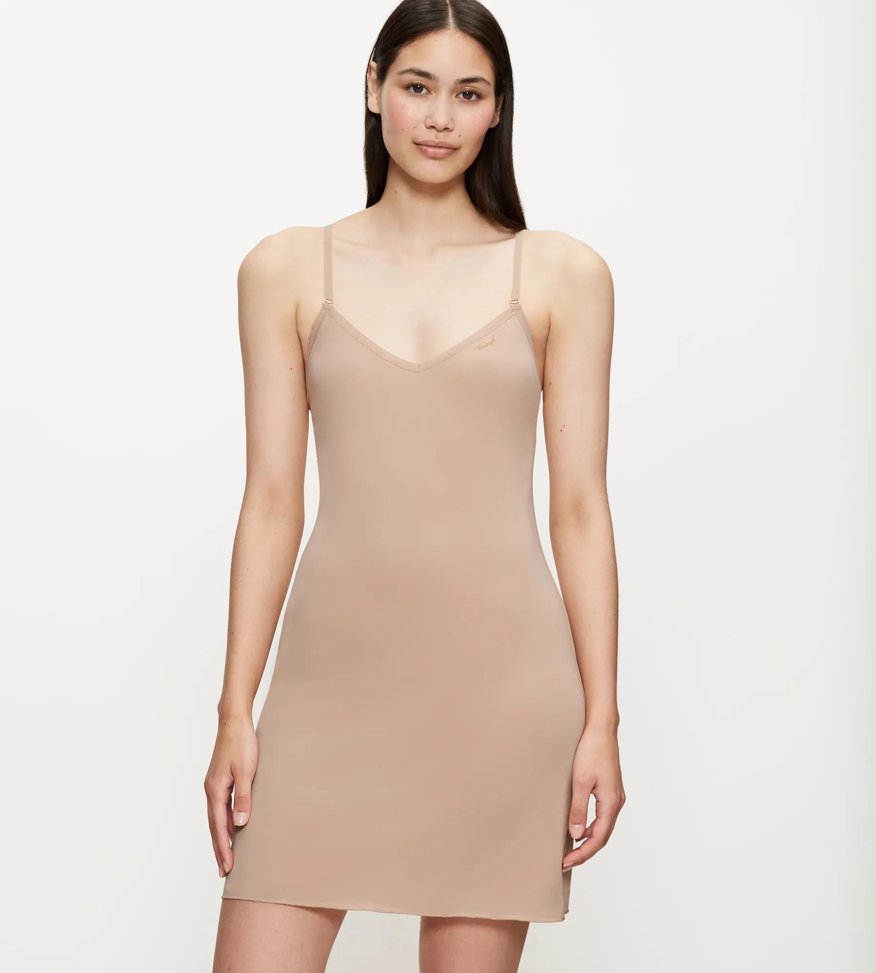 Triumph Unterkleid "Body Make-Up T Dress 02" nahezu unsichtbar, tiefer V-Ausschnitt