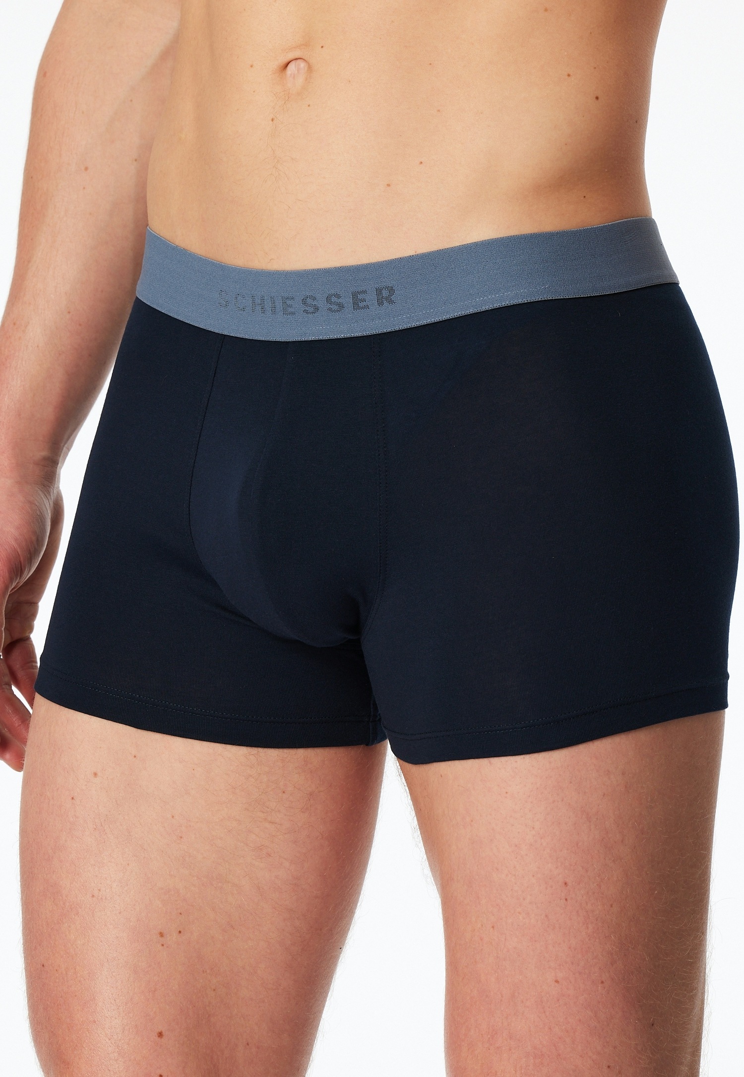 Schiesser Boxershorts "95/5 Multipacks" 3er Pack, mit farblich abgesetztem, günstig online kaufen