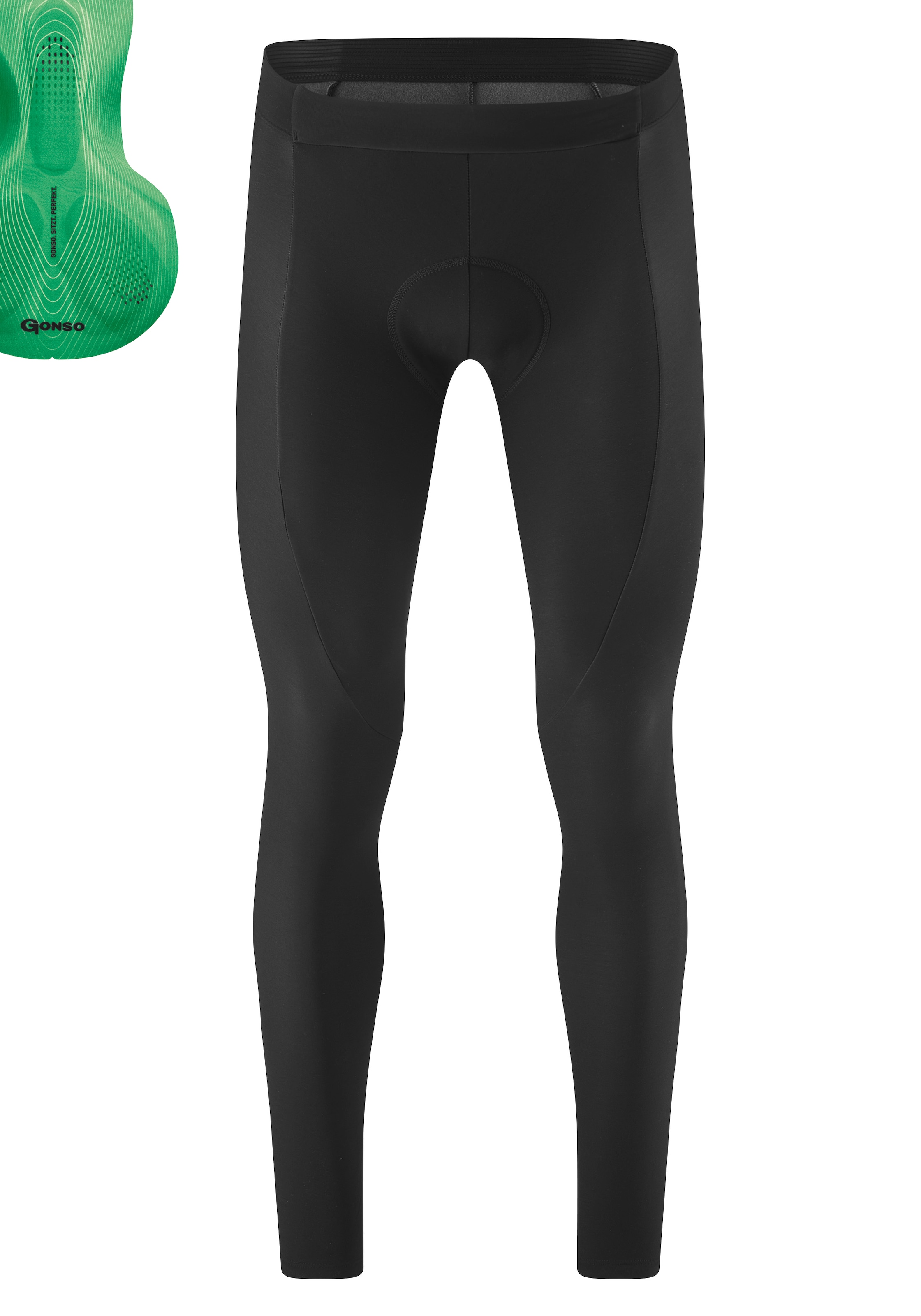 Gonso Fahrradhose "Sitivo Tight M", Herren Radhose mit innovativem Sitzpolster, Radlerhose, Tight Fit