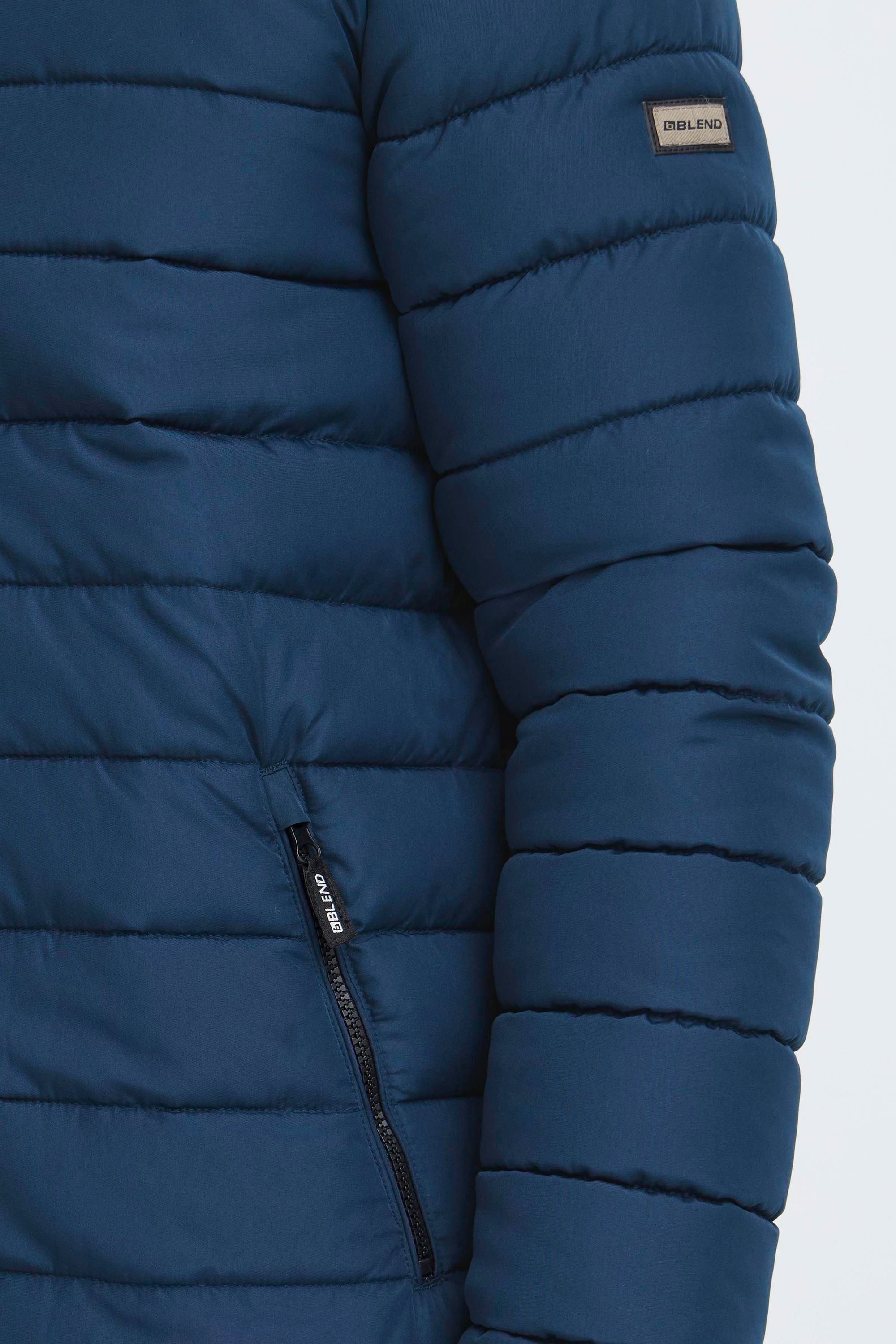 Blend Steppjacke »BHelax« ohne Kapuze Schicke Steppjacke mit Reißverschlusstaschen