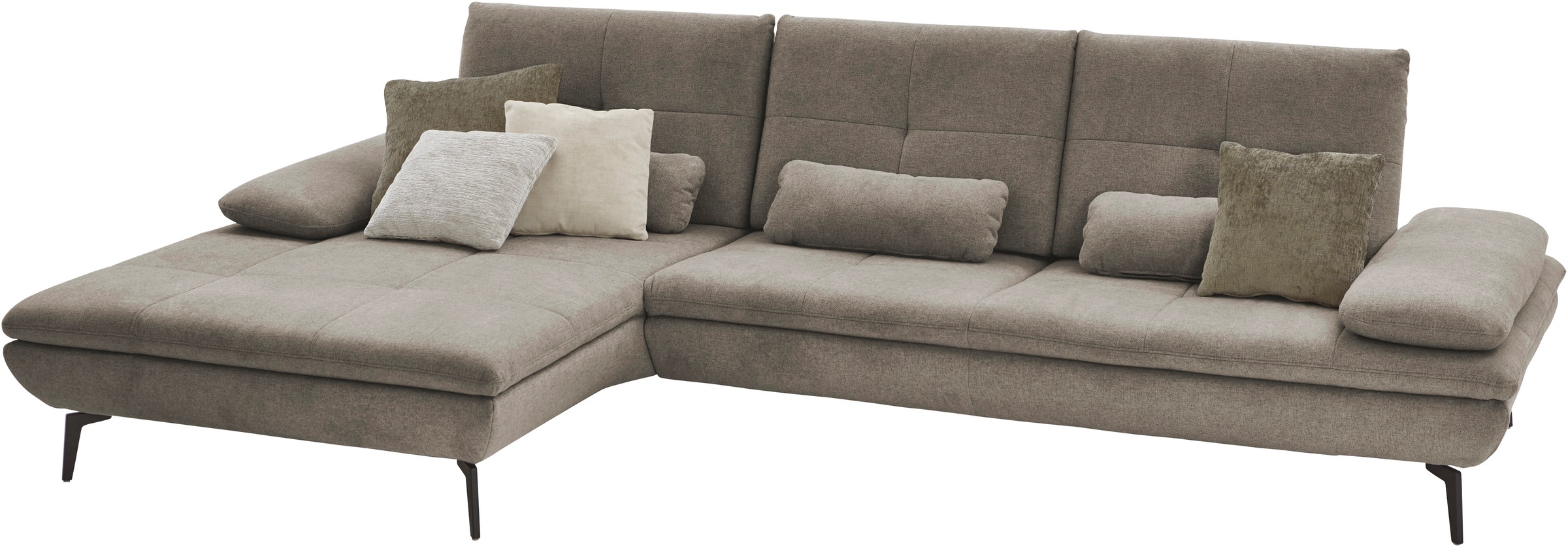 Die PlanBar Ecksofa »MP-IN23002 L-Form«, (2 St.), wahlweise mit Armteil- und Sitztiefenverstellung