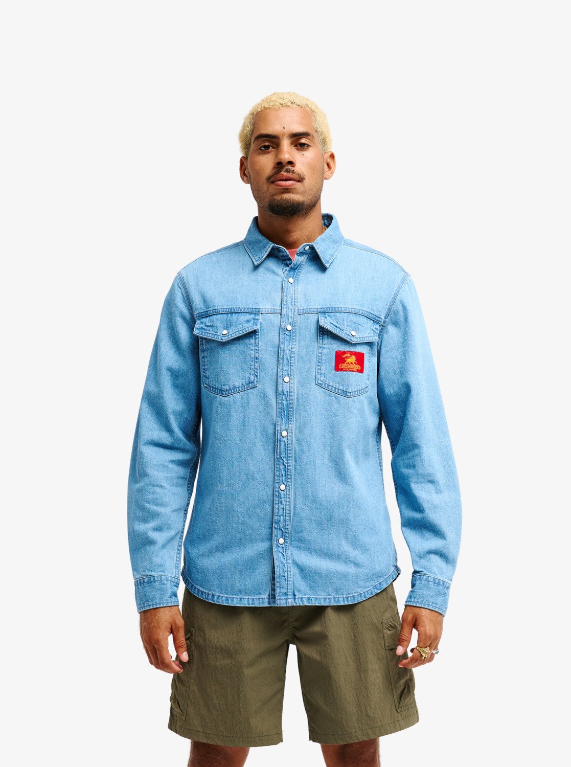Quiksilver Jeanshemd "BM UPRISING SHIRT" Jeanshemd, aus Baumwolle, in den Größen S bis XXL