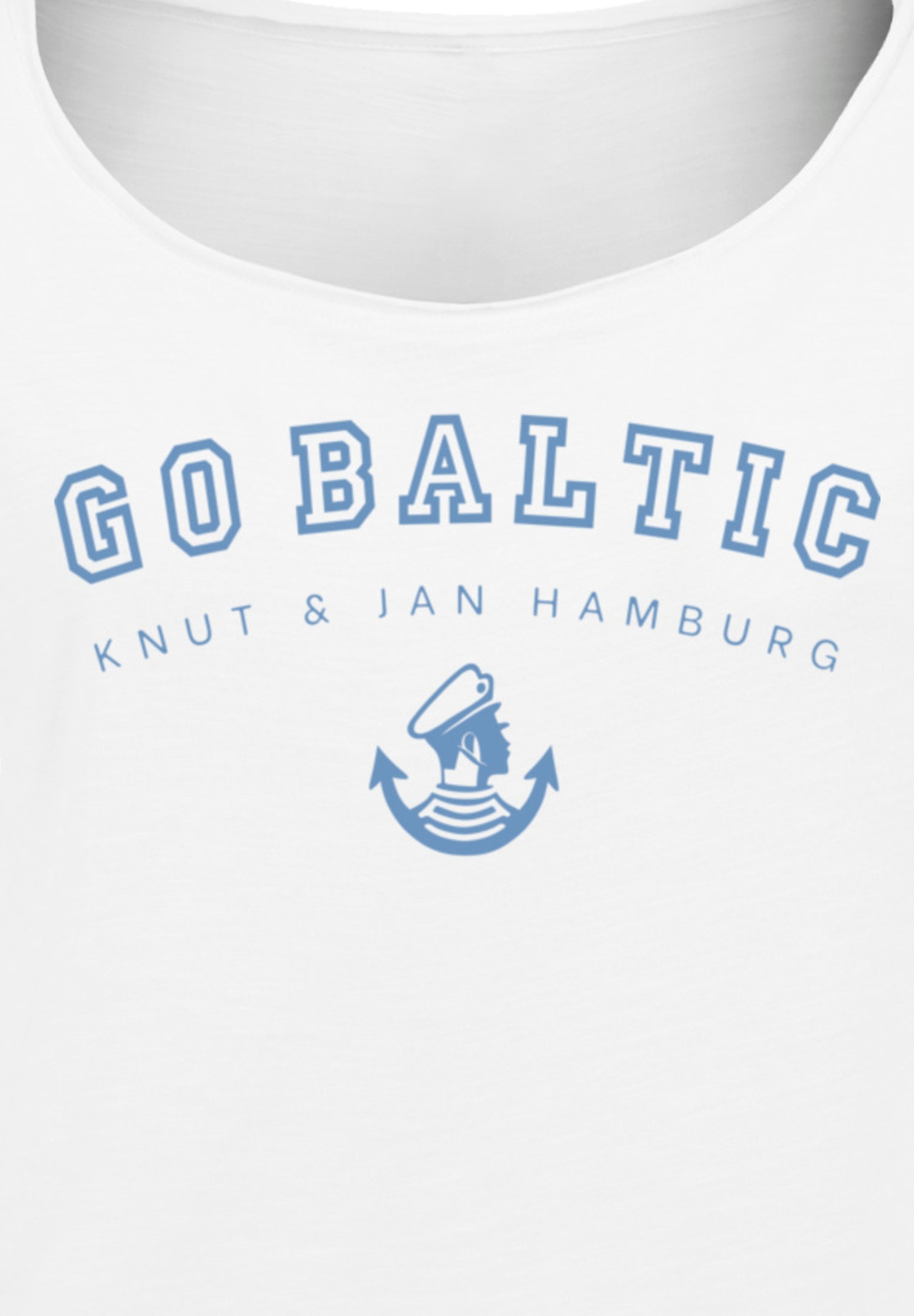F4NT4STIC T-Shirt »PLUS SIZE Go Baltic«, Print
