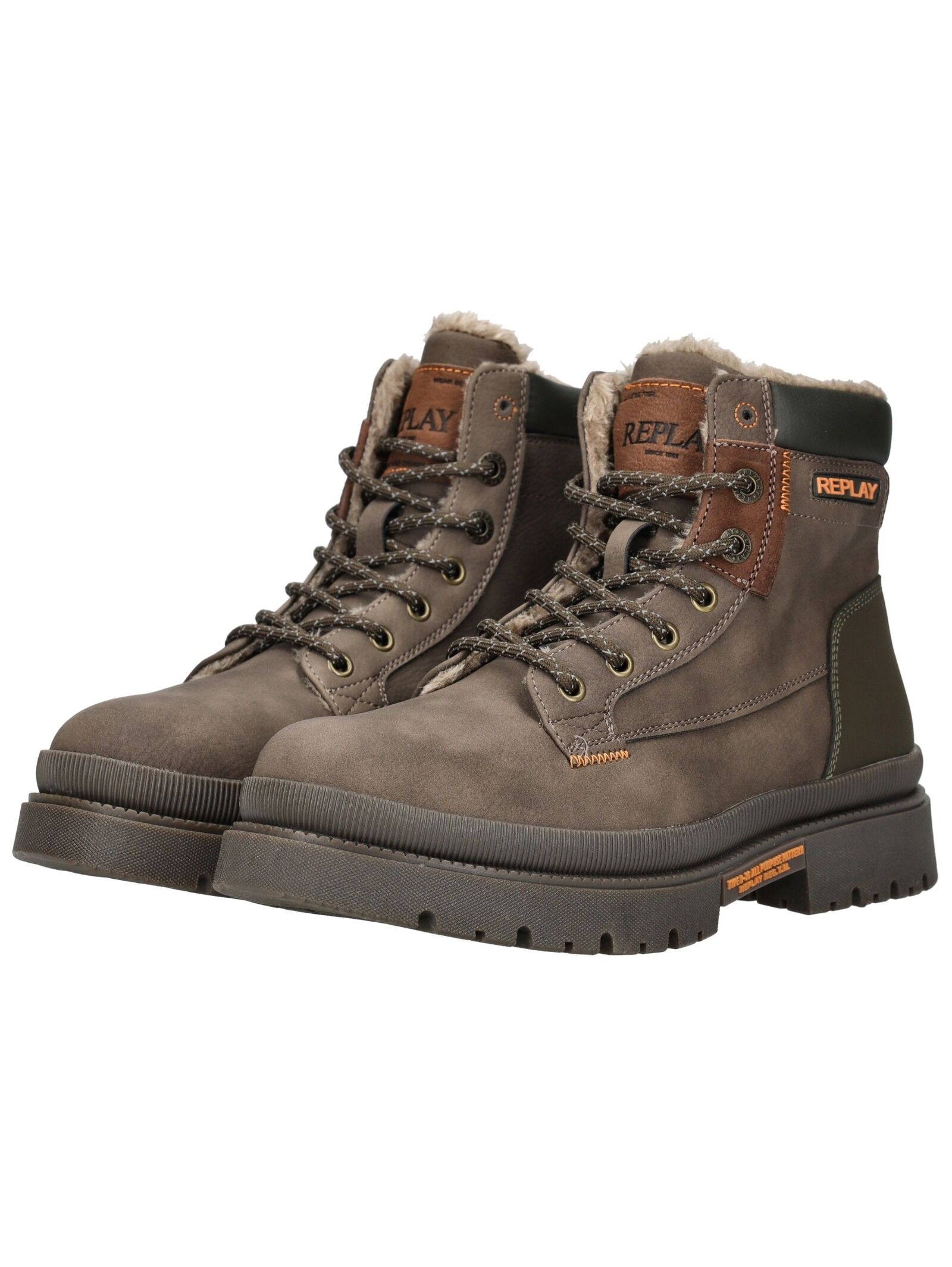 Replay Schnürstiefelette »Replay Stiefelette Leder/Synthetik«
