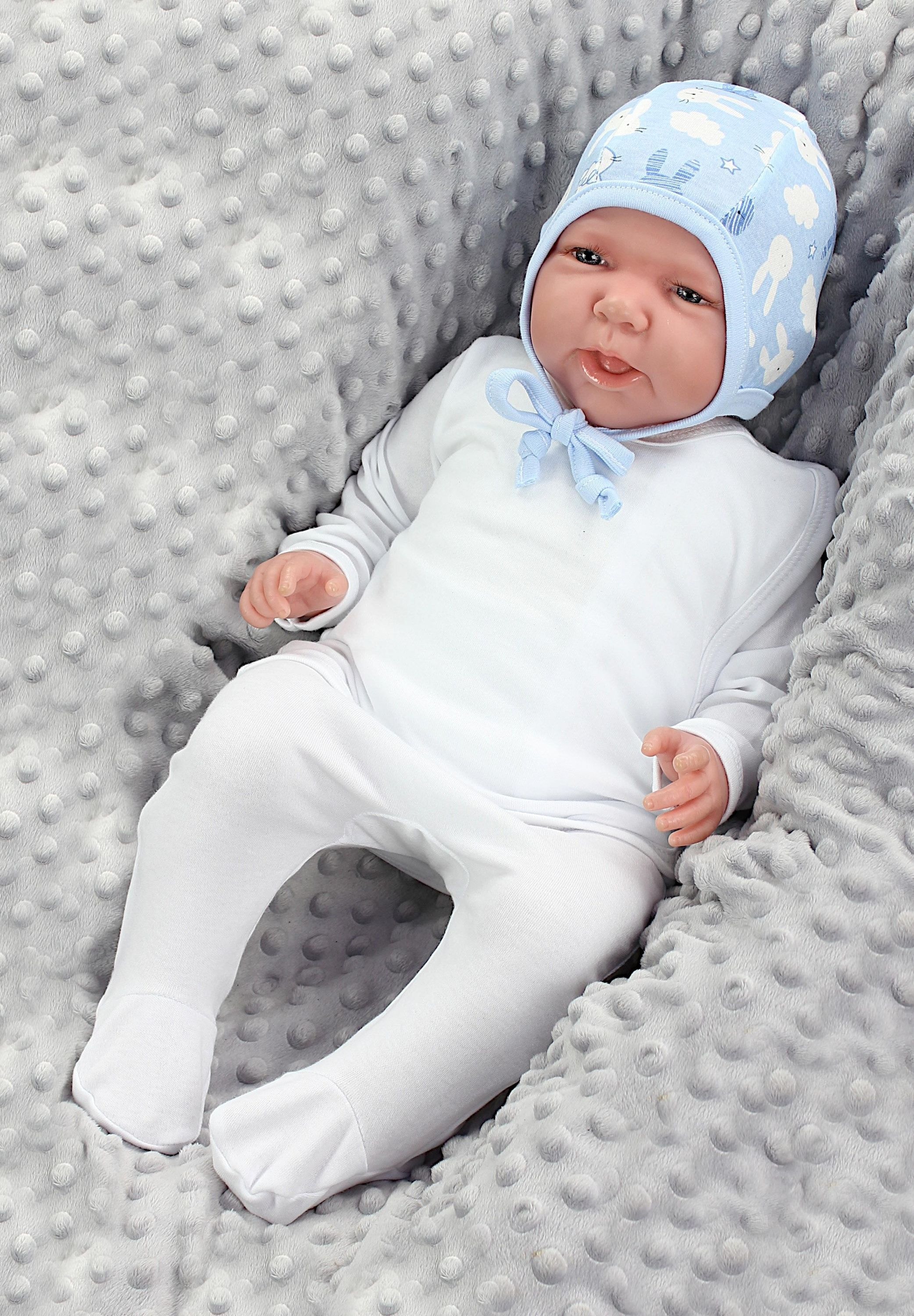 TupTam Erstlingsmütze »Erstlingsmütze Unisex Baby Erstlingsmütze zum Binden 2er Pack«