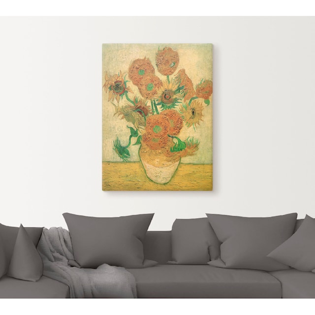 Artland Wandbild »Sonnenblumen«, Blumen, (1 St.), als Leinwandbild,  Wandaufkleber oder Poster in versch. Größen bestellen | BAUR