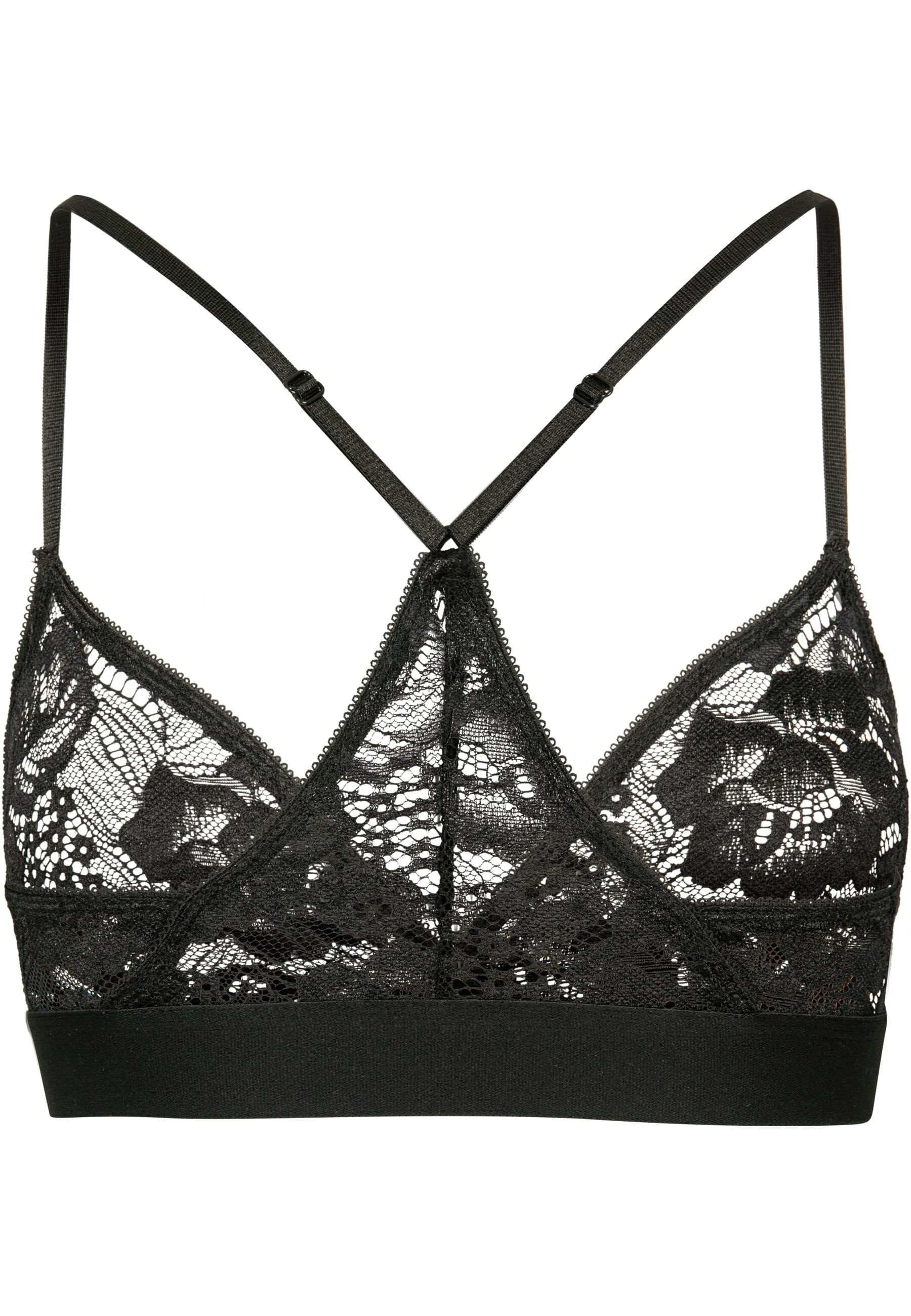 URBAN CLASSICS Sport-BH "Urban Classics Damen Ladies Triangle Laces Bra" günstig online kaufen