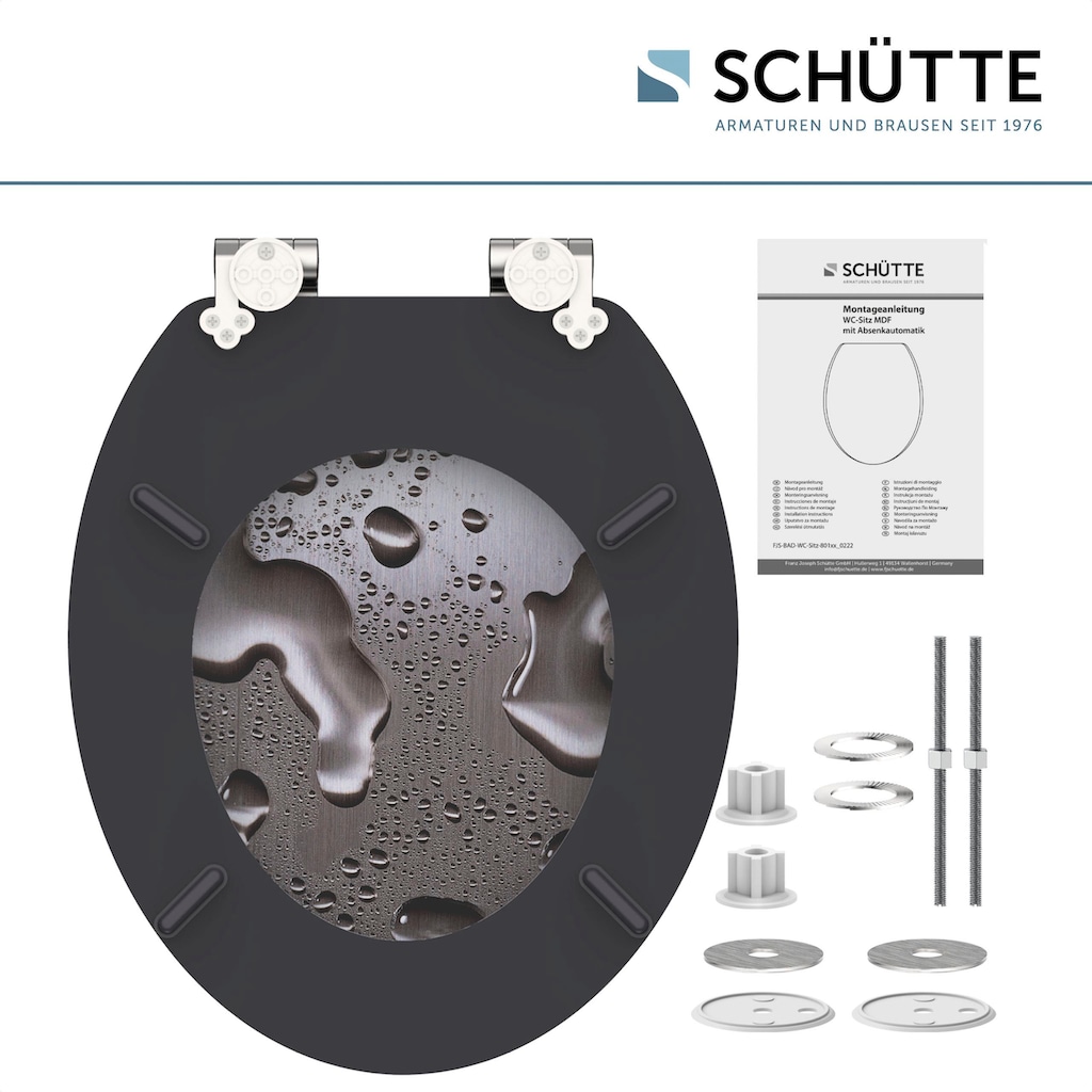 Schütte WC-Sitz »Grey Steel«