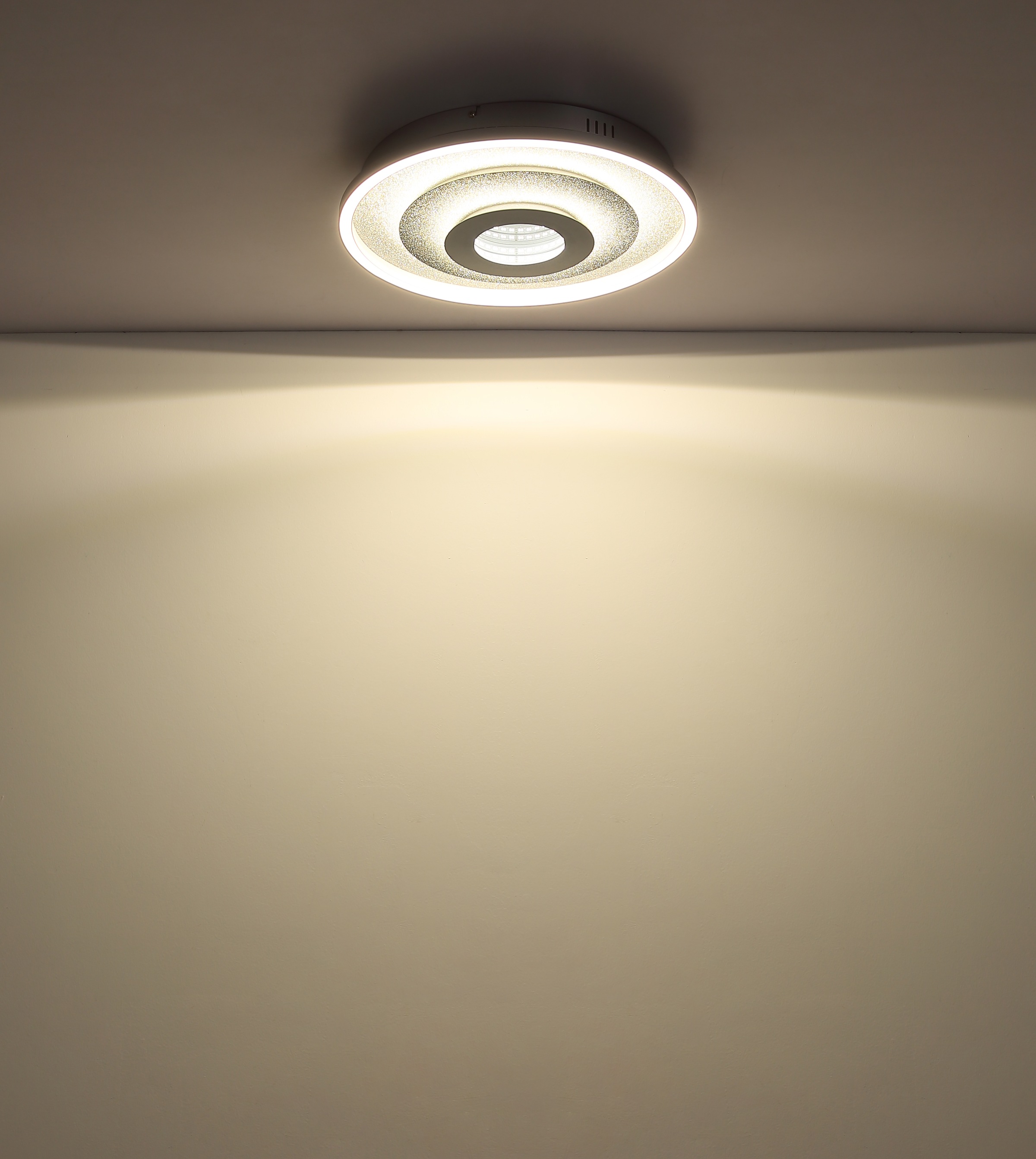 GLOBO LIGHTING Deckenleuchte »MILES« LED-Modul 1 Stk. LED-Deckenleuchte mit 3D-Effekt, dimmbar, modern & hell