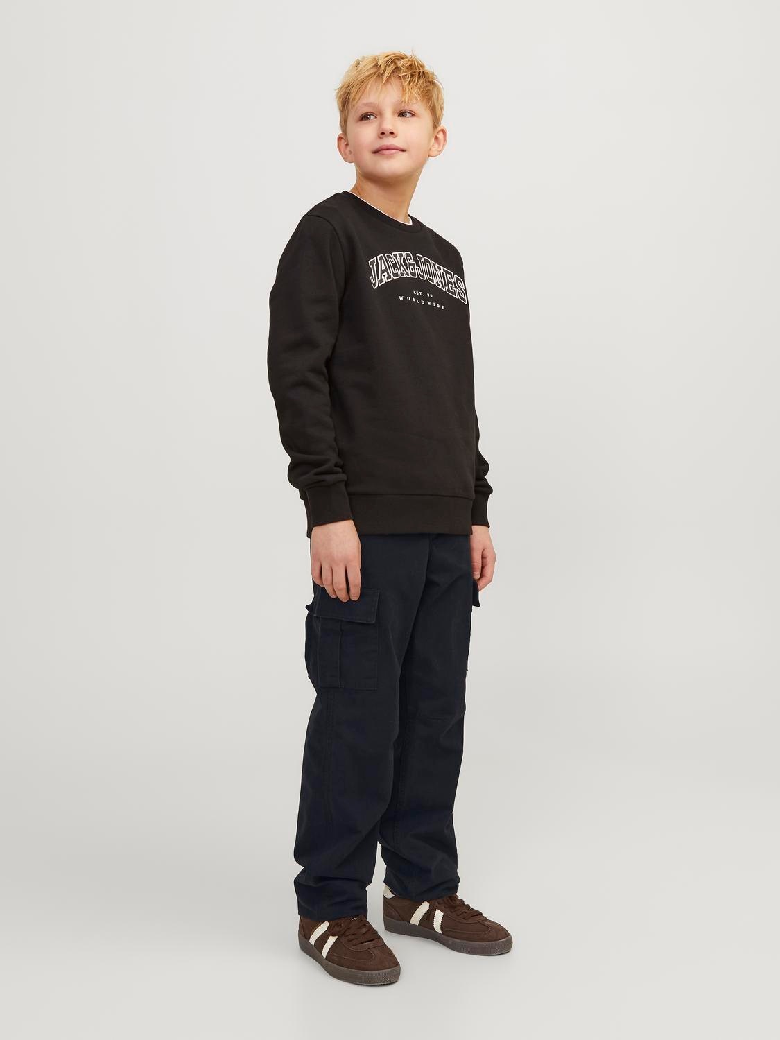 Jack & Jones Kane Barkley Cargo Pants Black 15 Years 3