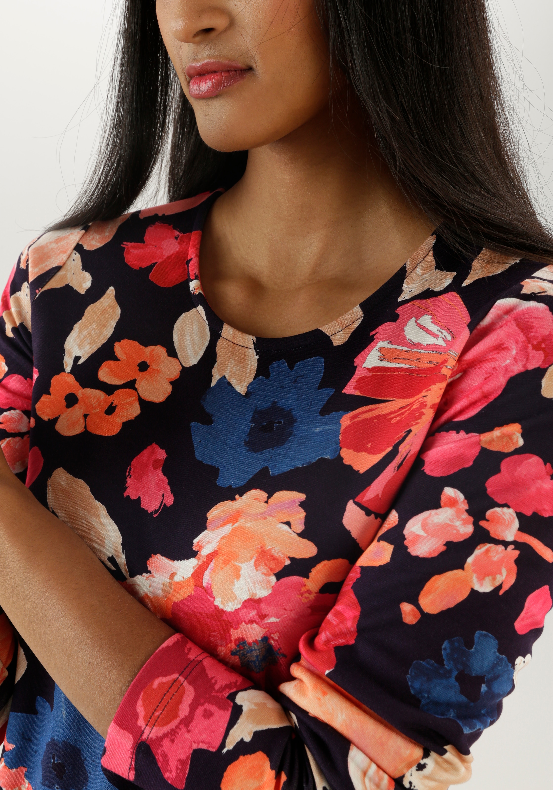 Aniston SELECTED Jerseykleid, in leichte A-Linien-Form - NEUE KOLLEKTION