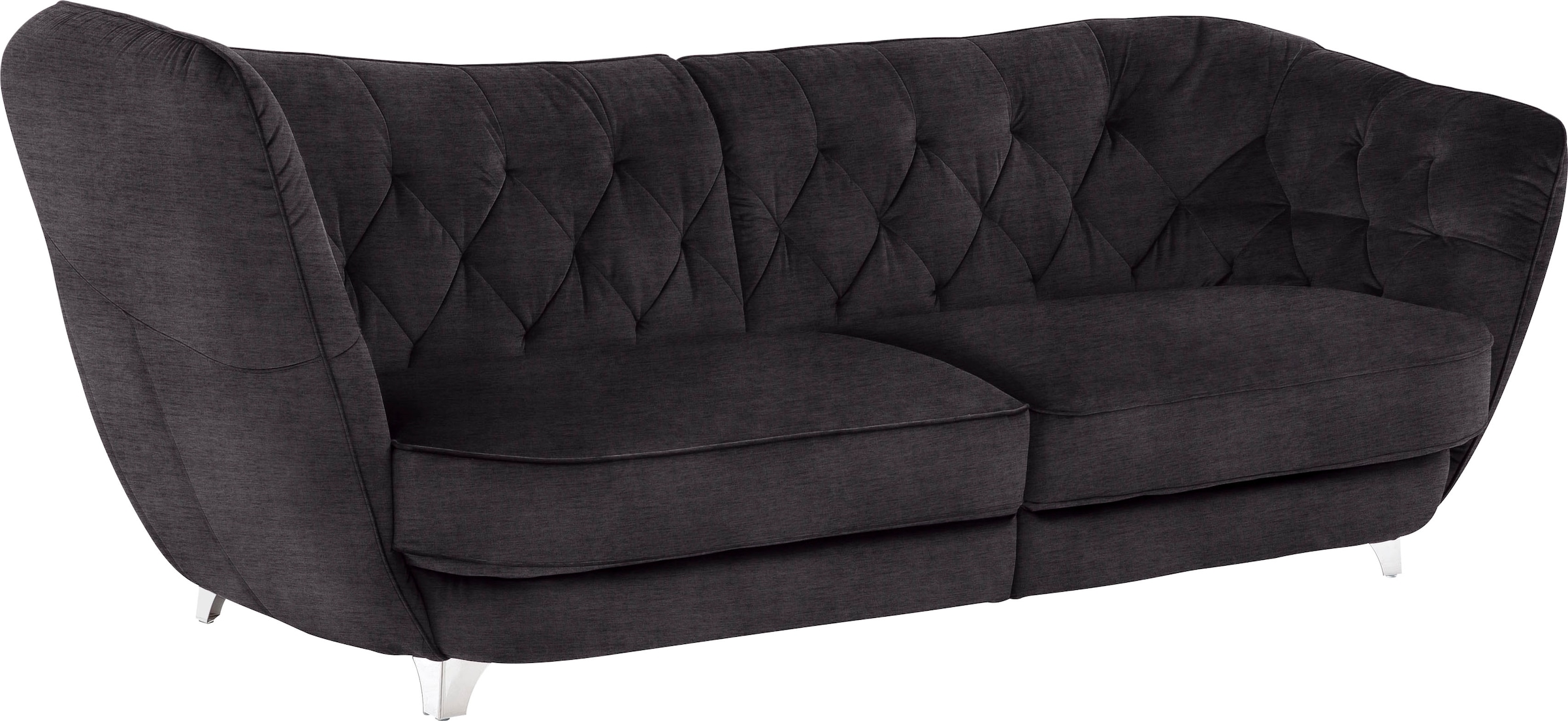 Leonique Big-Sofa "Retro", stylischer Hochlehner günstig online kaufen