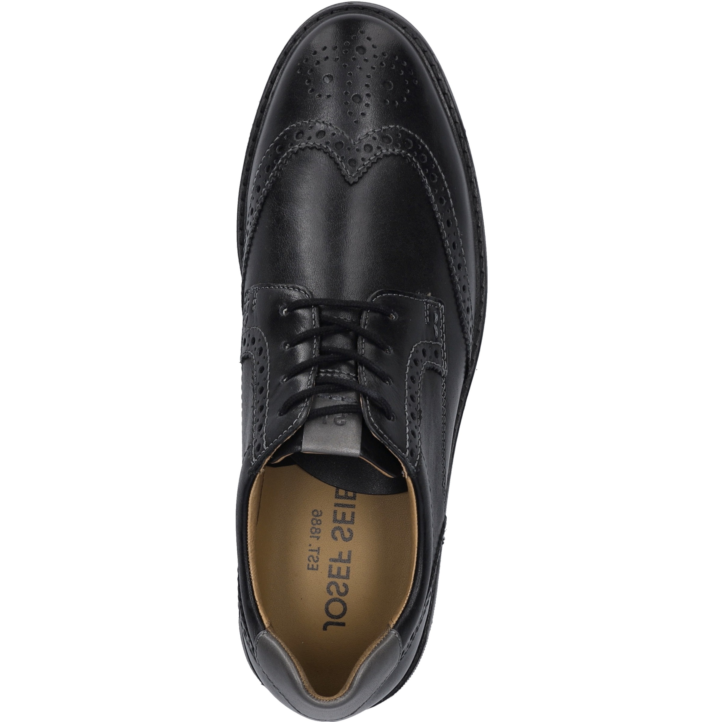 Josef Seibel Schnürschuh »Stuart 04, schwarz-kombi«