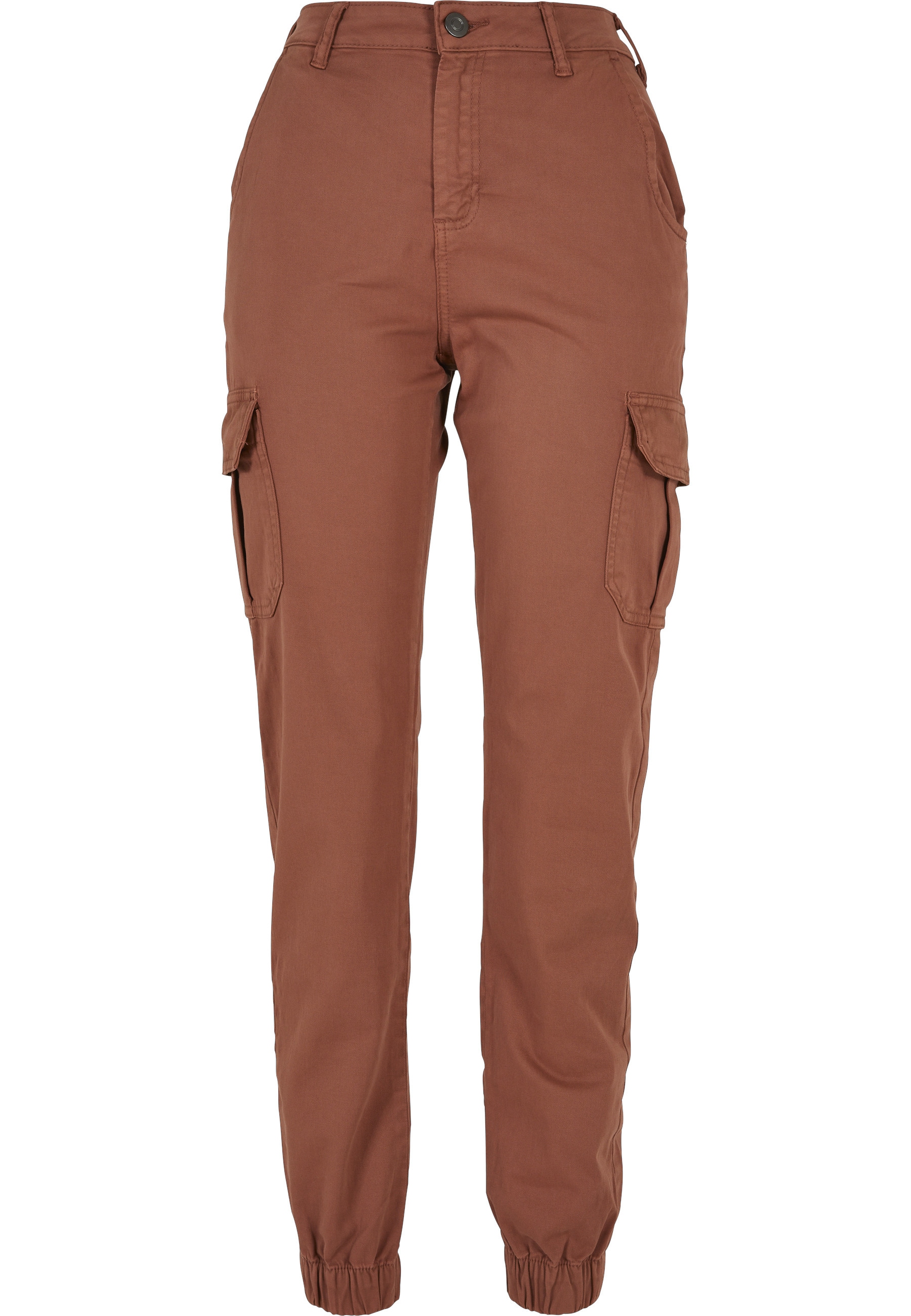 URBAN CLASSICS Cargohose "Urban Classics Damen Ladies High Waist Cargo Pant günstig online kaufen