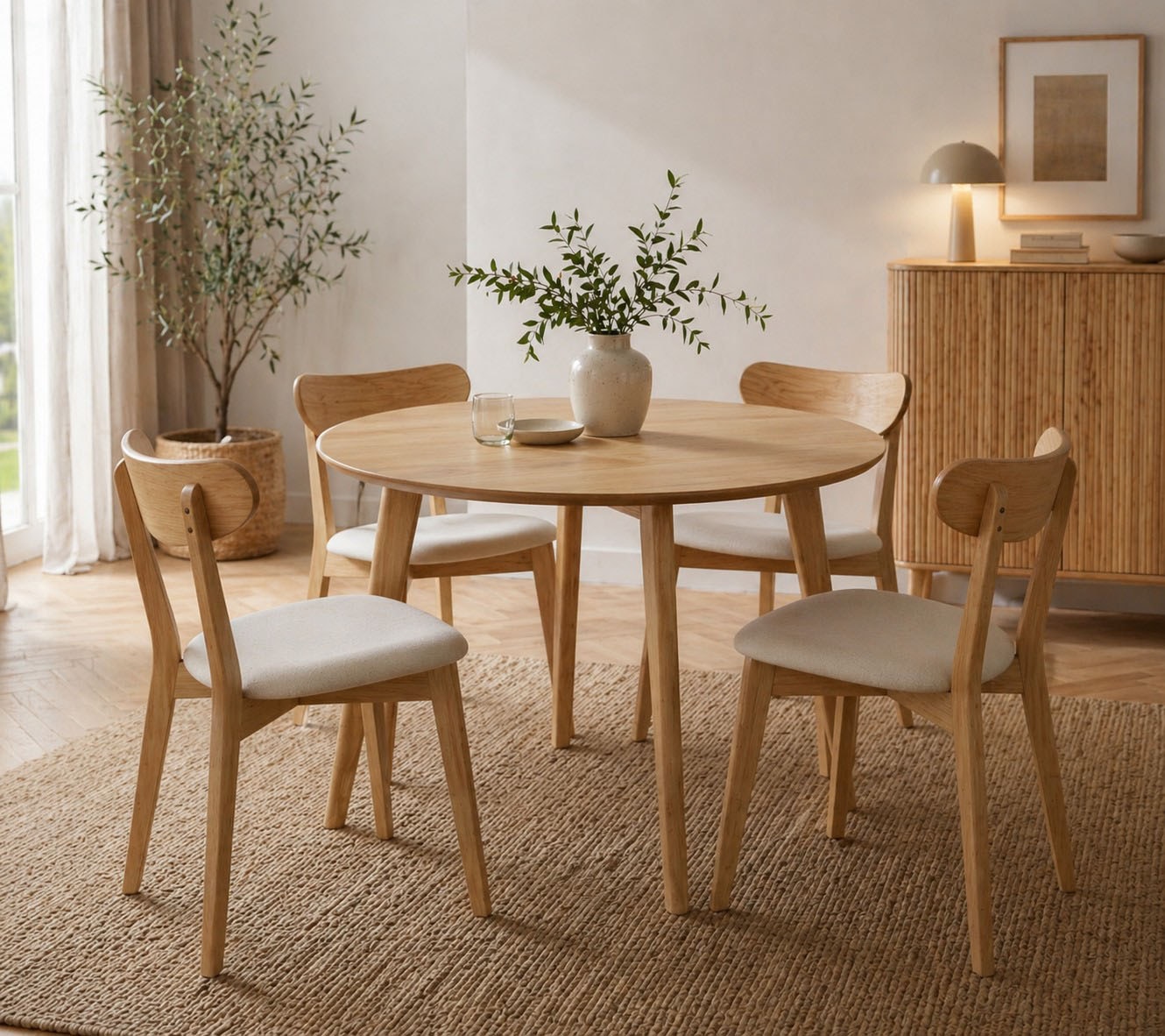 Actona Braun Esstisch, Roxby – Eichefarben – Ø Ca. 105Cm, H: 76Cm - Image 3