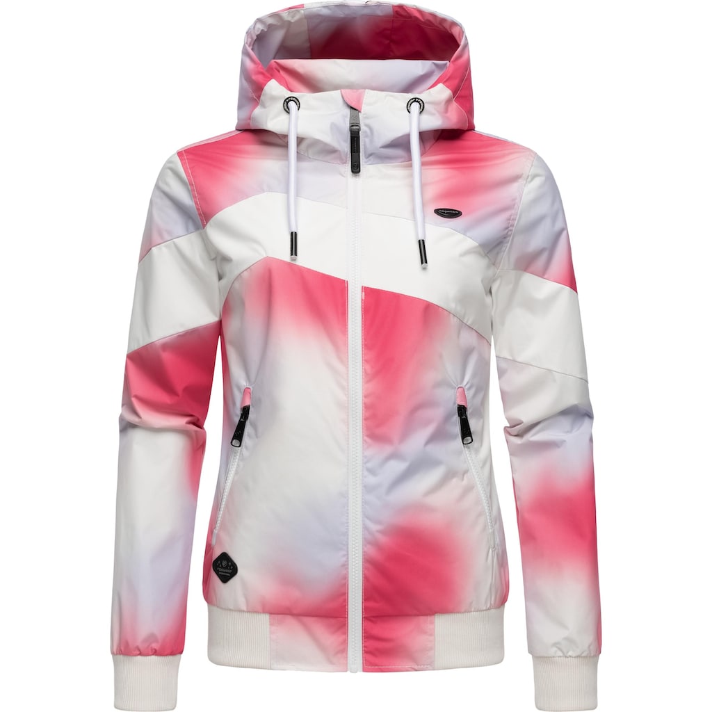 Ragwear Funktionsjacke »Nuggie Block Ombre Intl.«, mit Kapuze