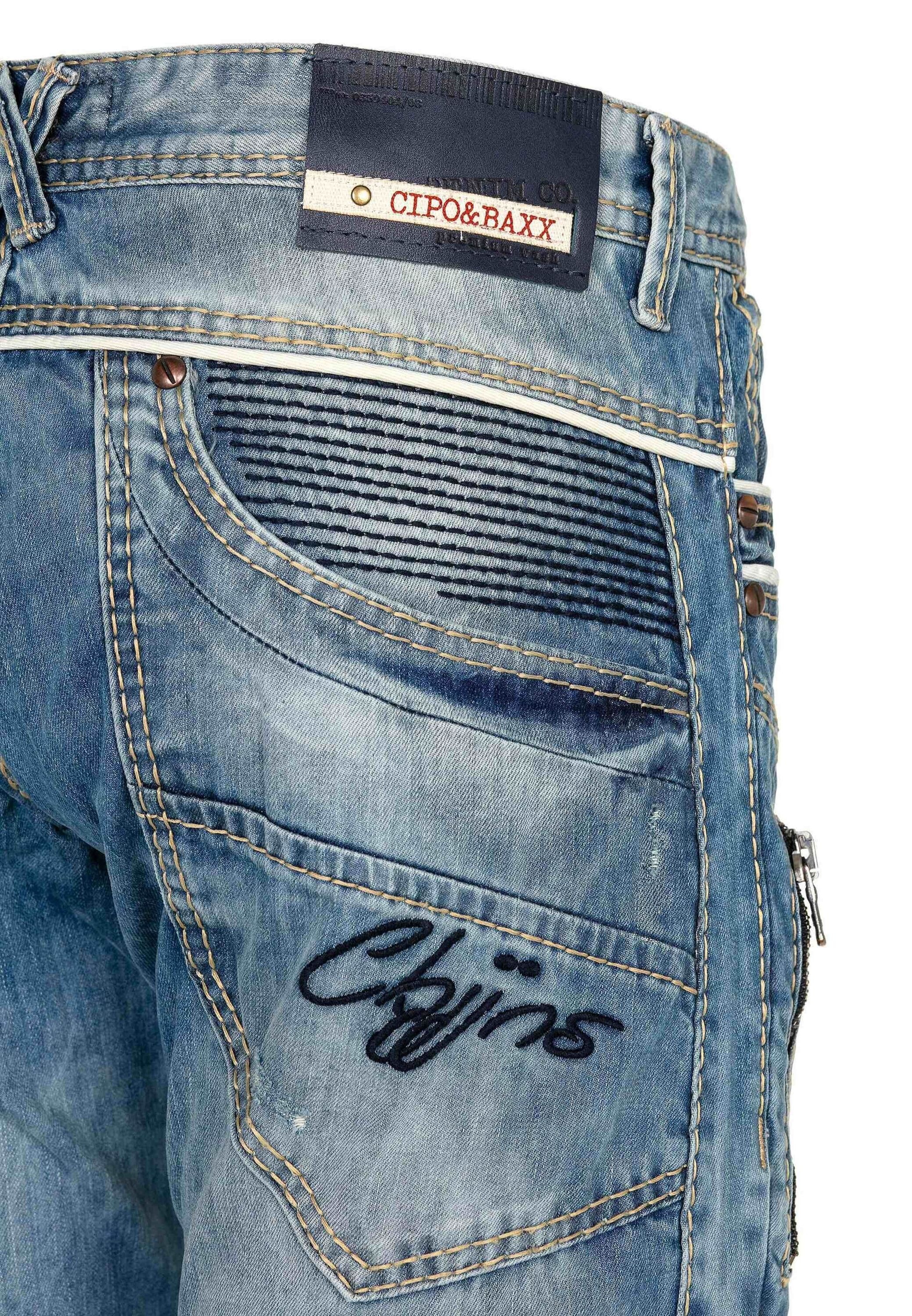 Cipo & Baxx 5-Pocket-Jeans »Jeans«, in Straight Fit, C-1150