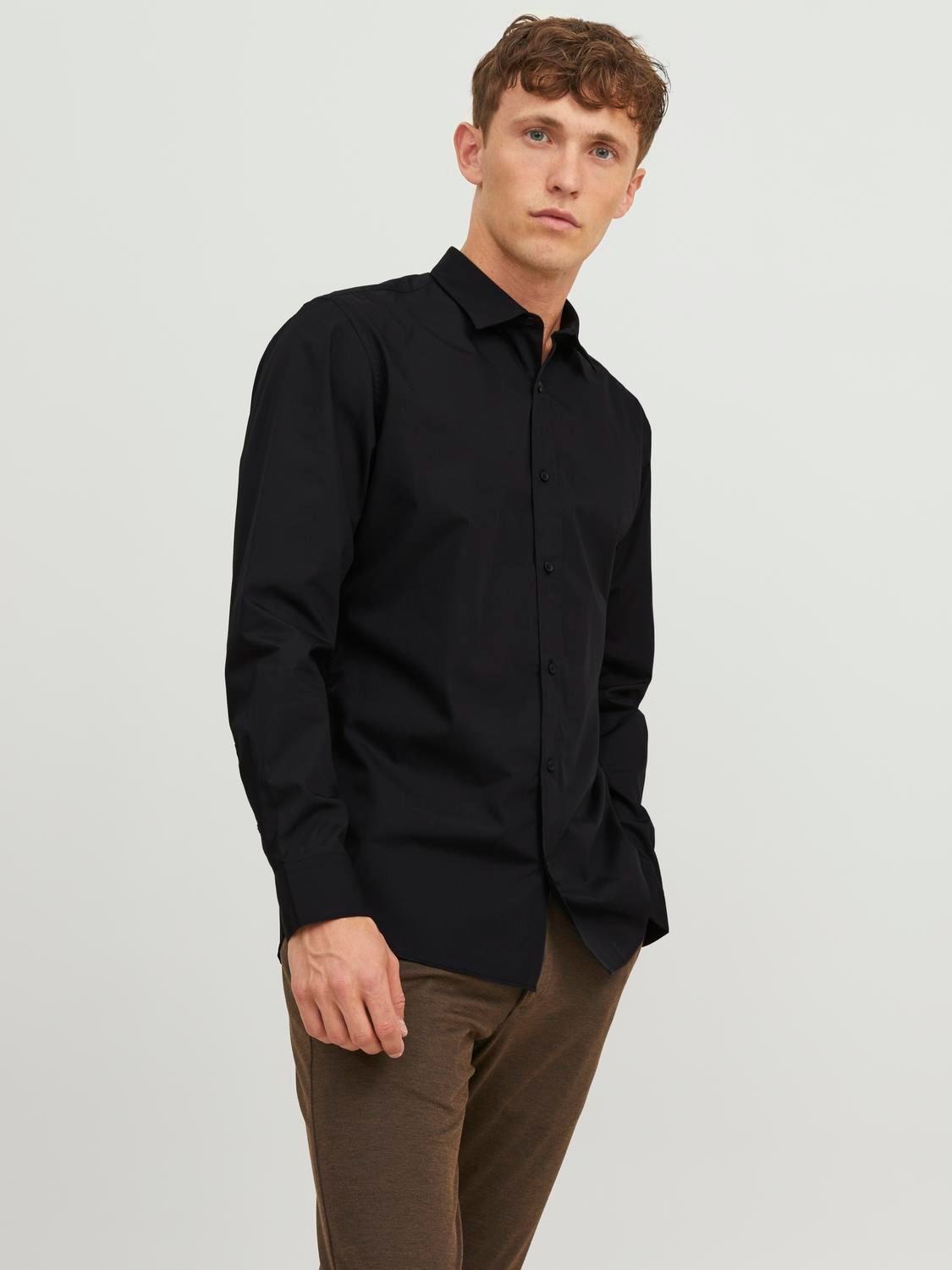 Jack & Jones Langarmhemd JJJOE SHIRT LS PLAIN günstig online kaufen