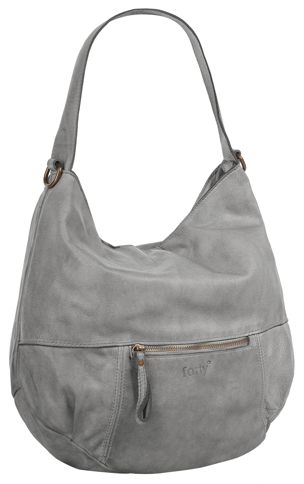 forty° Shopper, echt Leder, Made in Italy