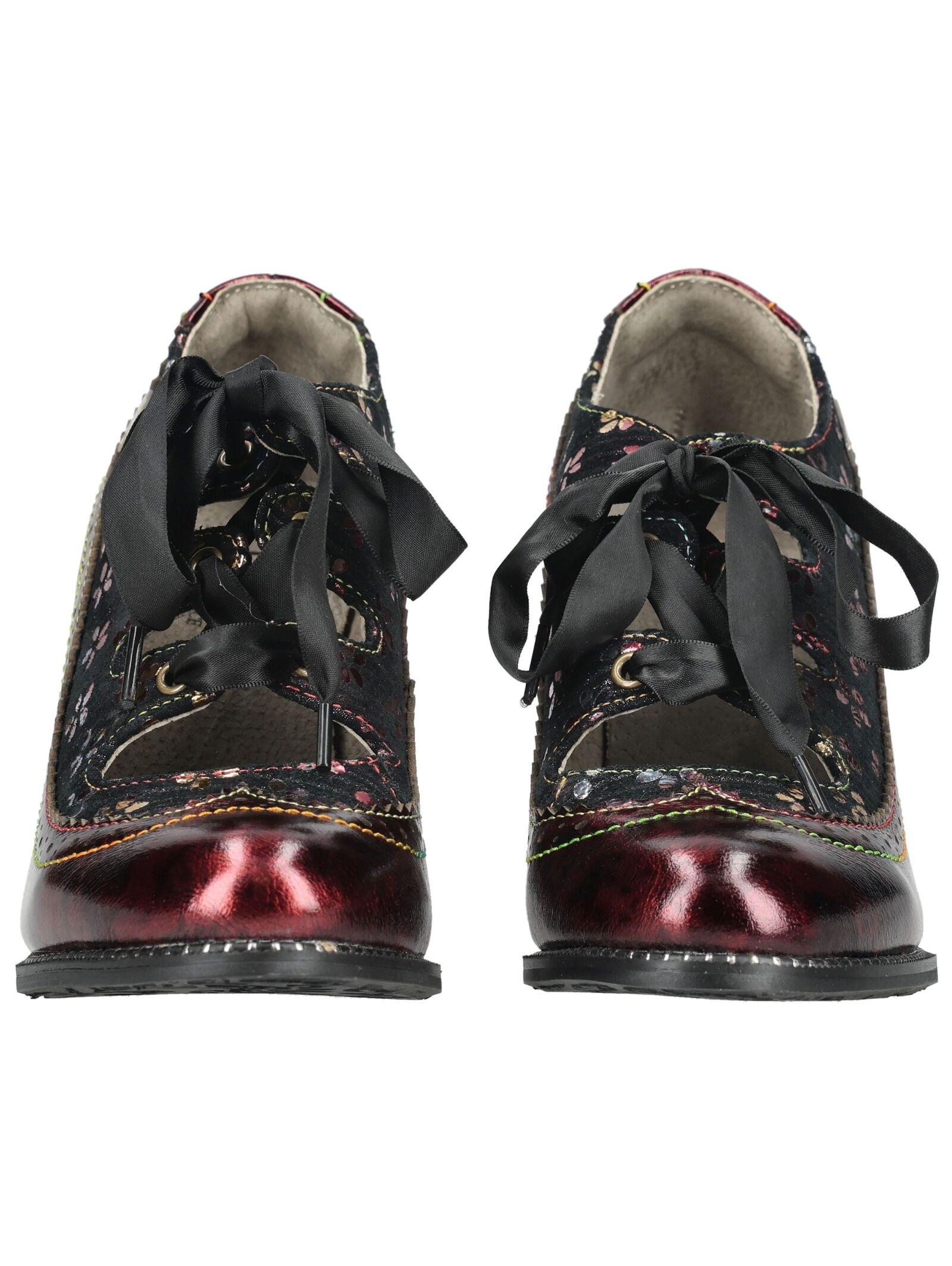 LAURA VITA High-Heel-Pumps »LAURA VITA Pumps Leder/Textil«