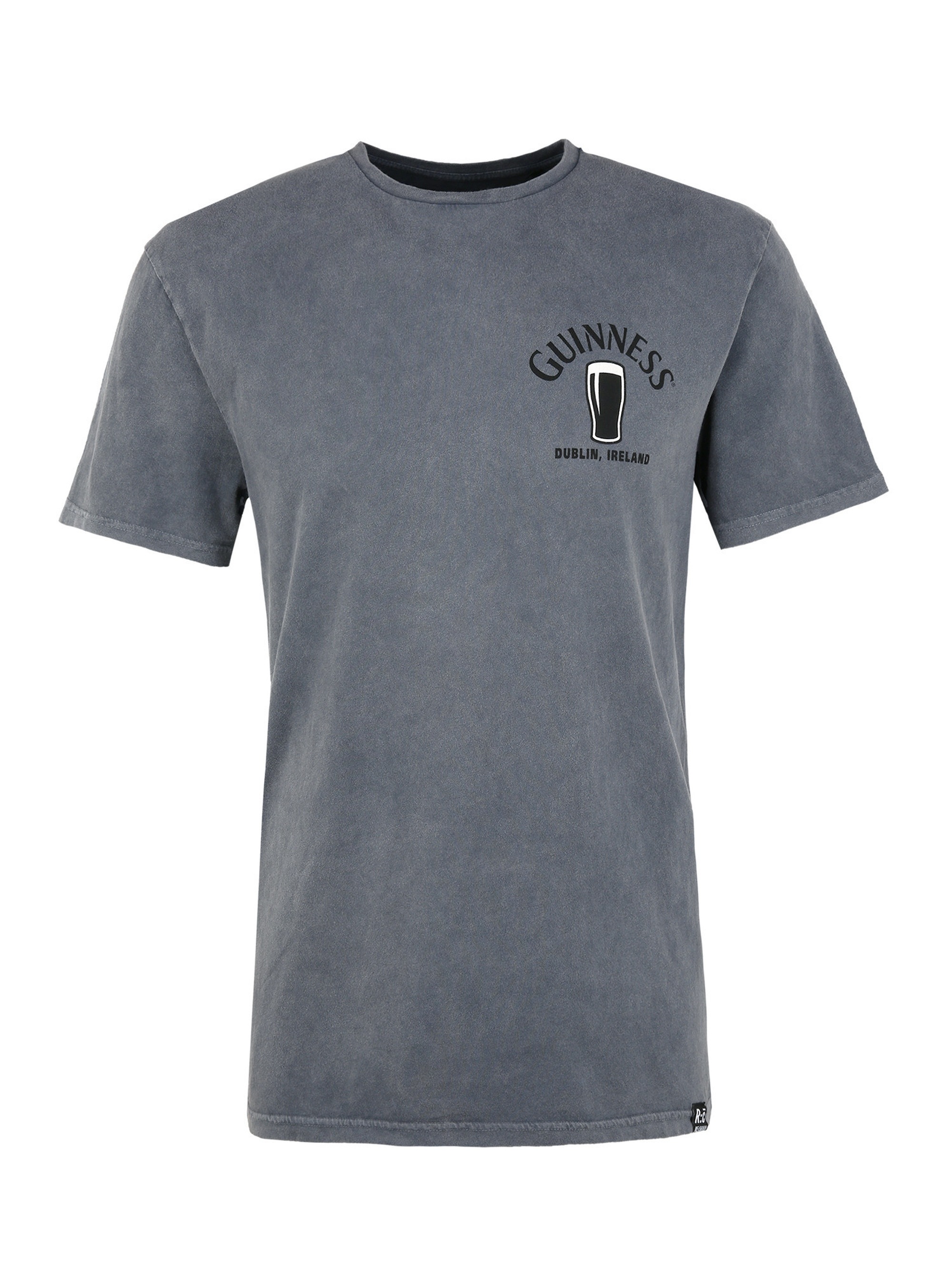 Recovered T-Shirt "Guinness Chest Pint Washed Grey", im zeitlosen Design günstig online kaufen