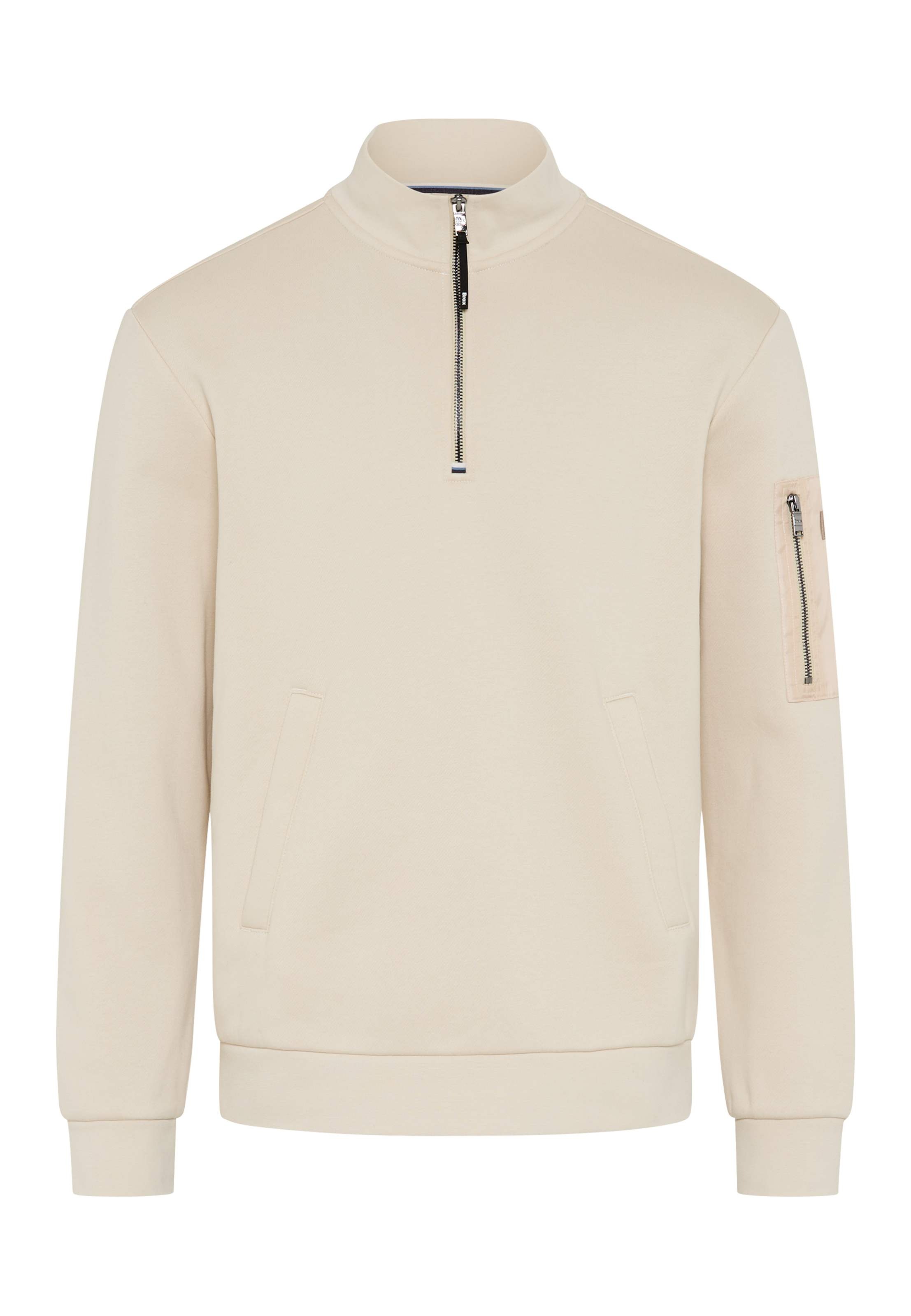 Brax Strickpullover »Style SION« Sweat: Troyer im Baumwollmix