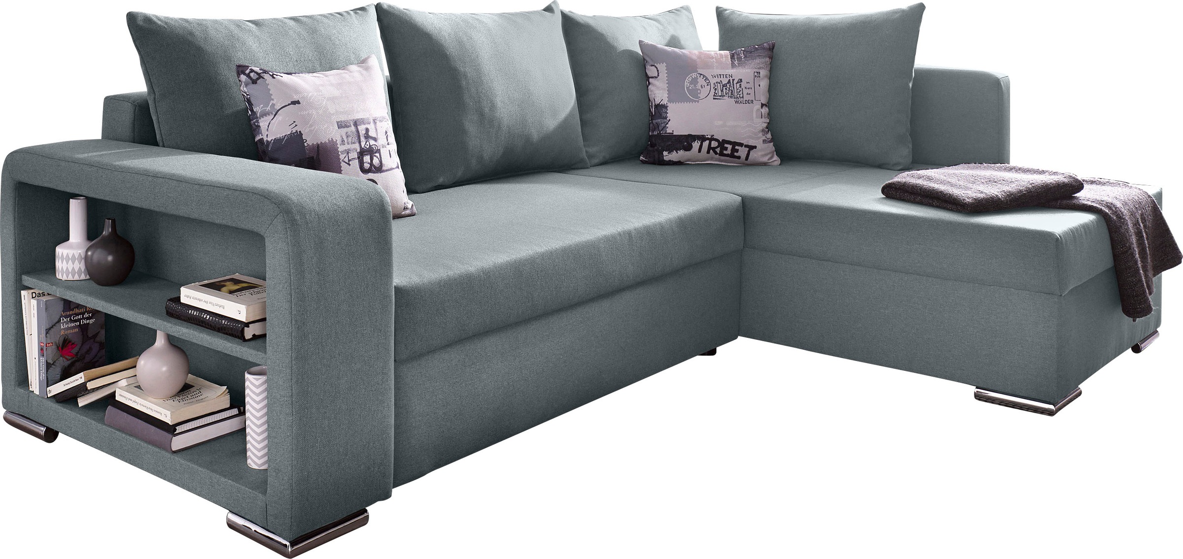COLLECTION AB Ecksofa "John L-Form", mit Bettfunktion, Bettkasten und integ günstig online kaufen